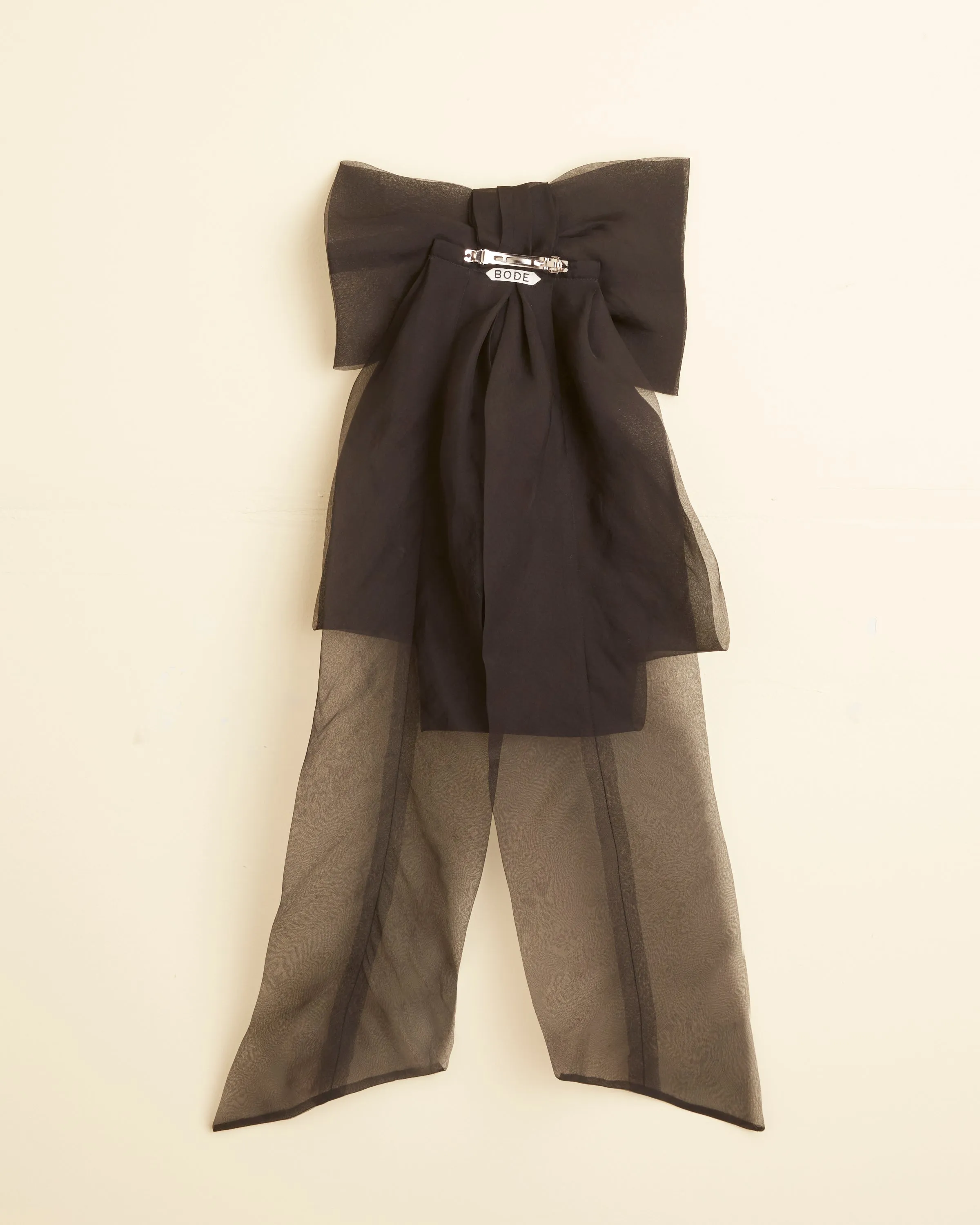 Sheer Bevel Bow Barrette sold by BODE product image thumbnail 2