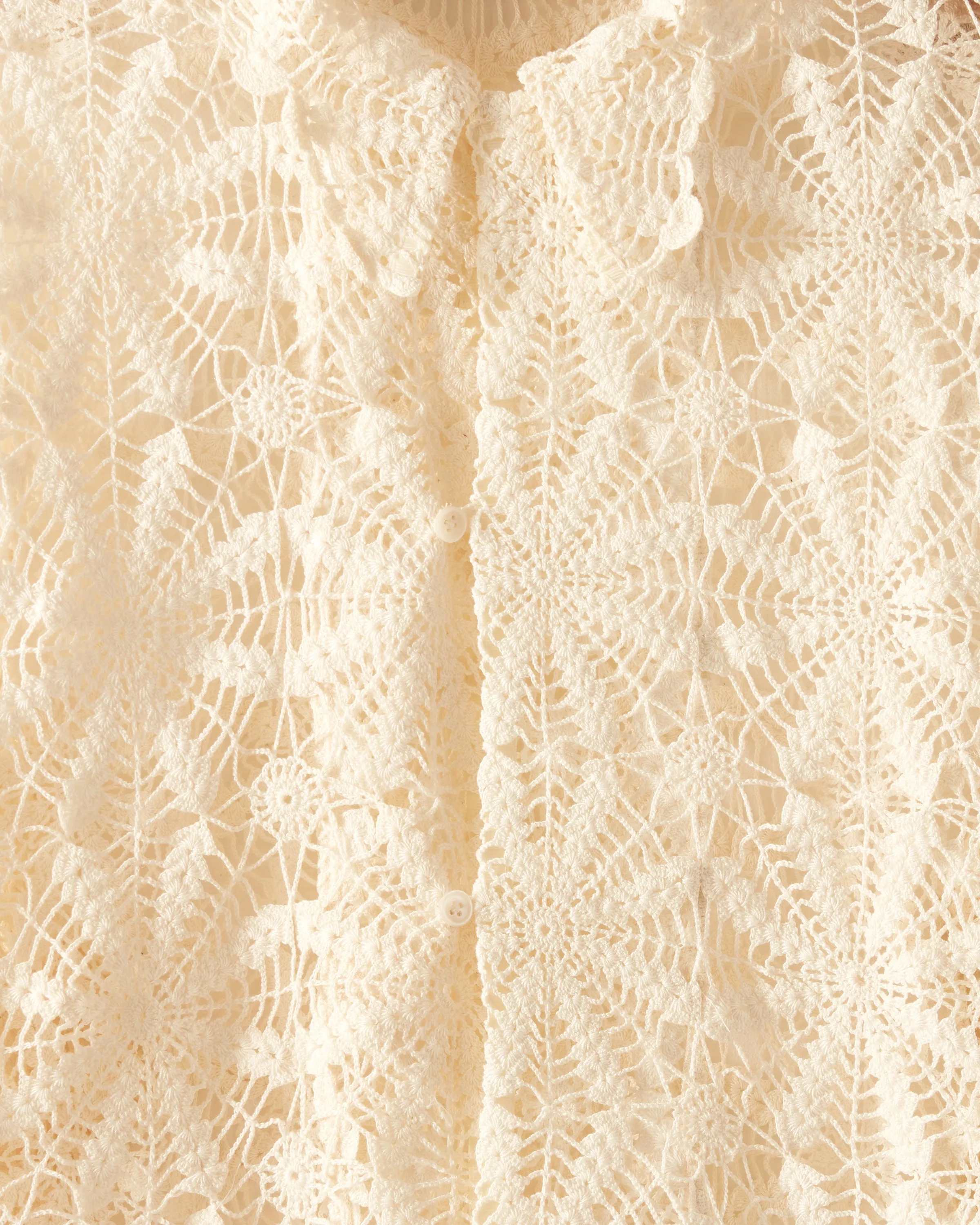 Matera Flake Crochet Shirt - M/L sold by BODE product image thumbnail 2