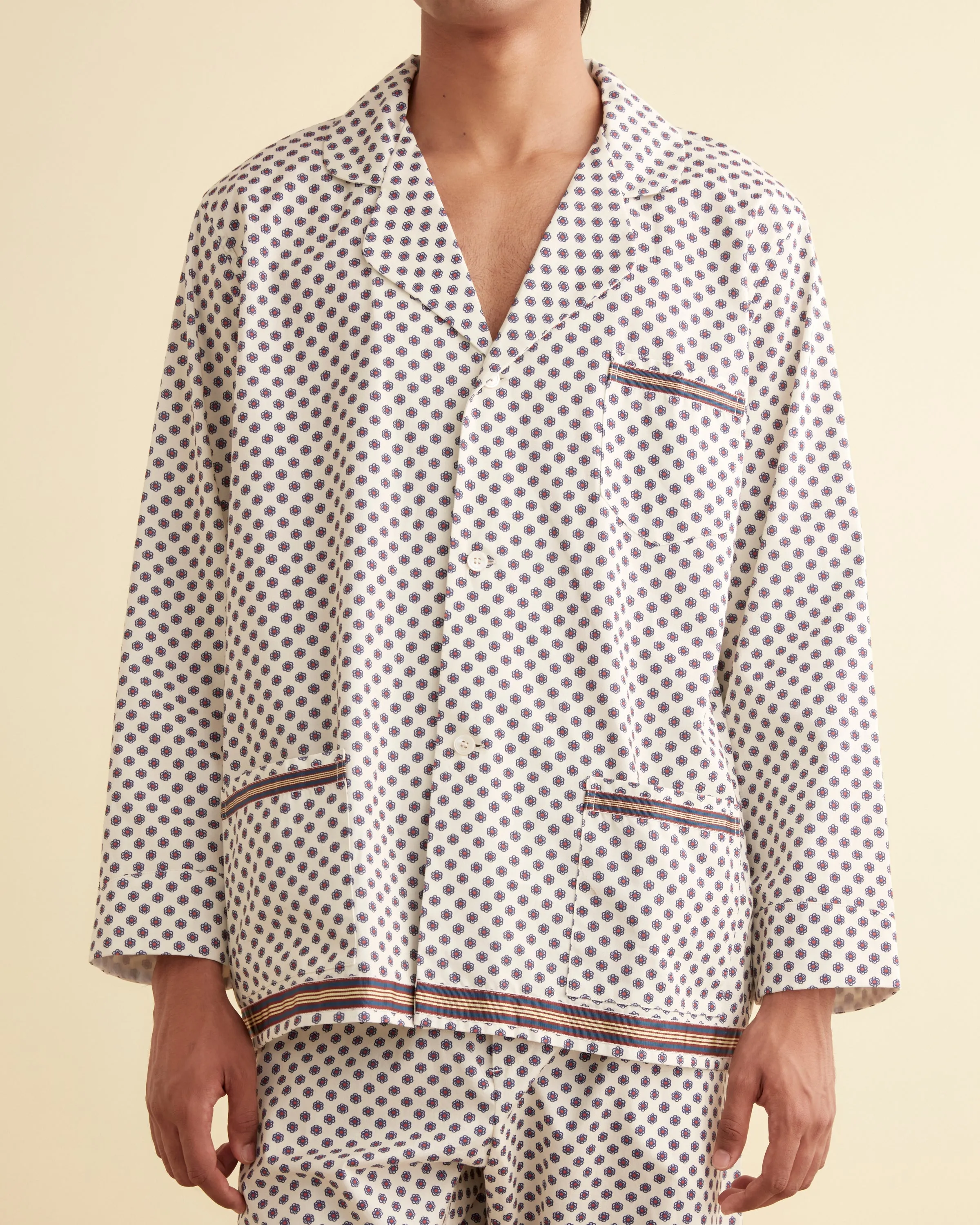 Petit Motifs Pajama Shirt sold by BODE product image thumbnail 2