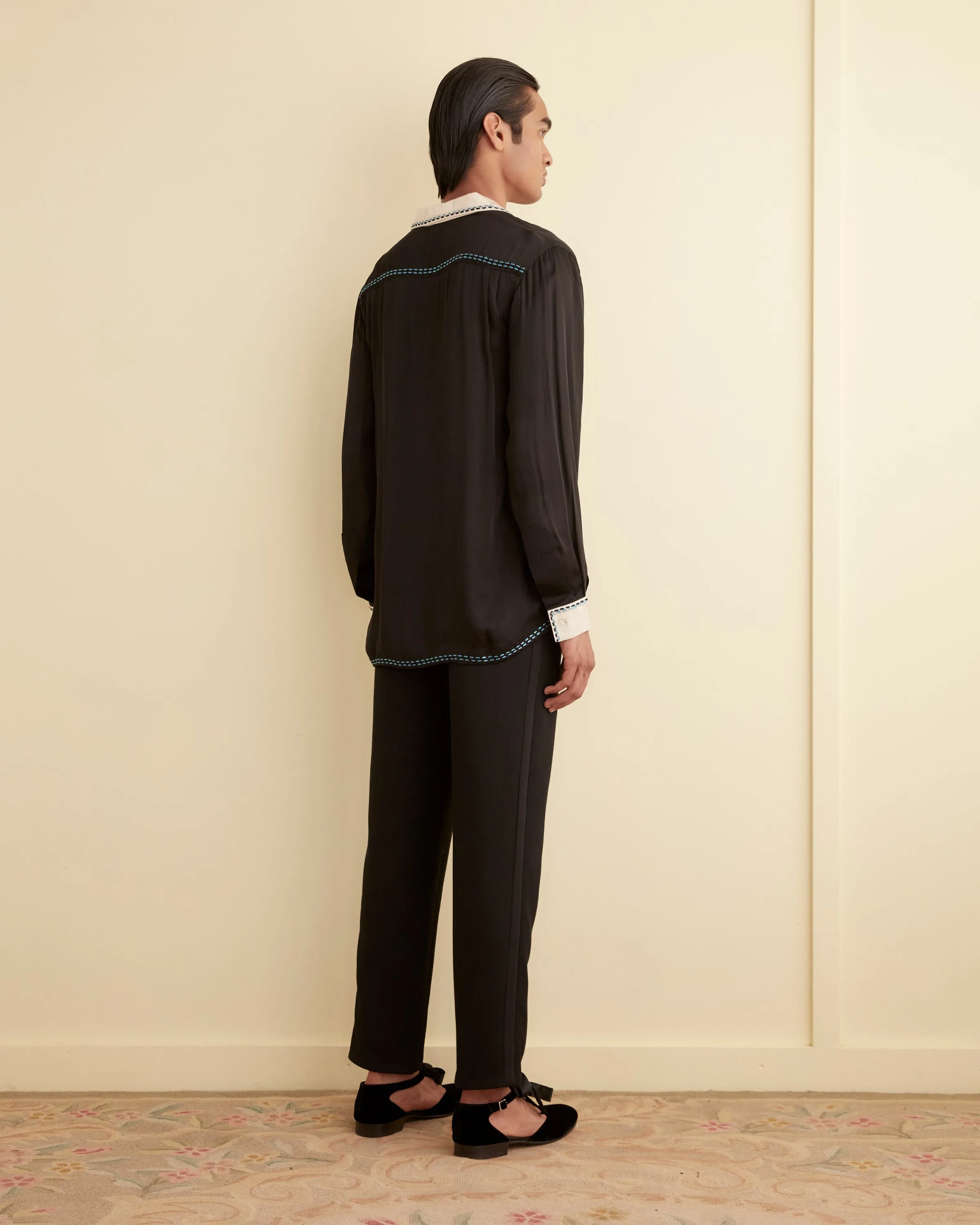 Sellier Long Sleeve Shirt sold by BODE product image thumbnail 3