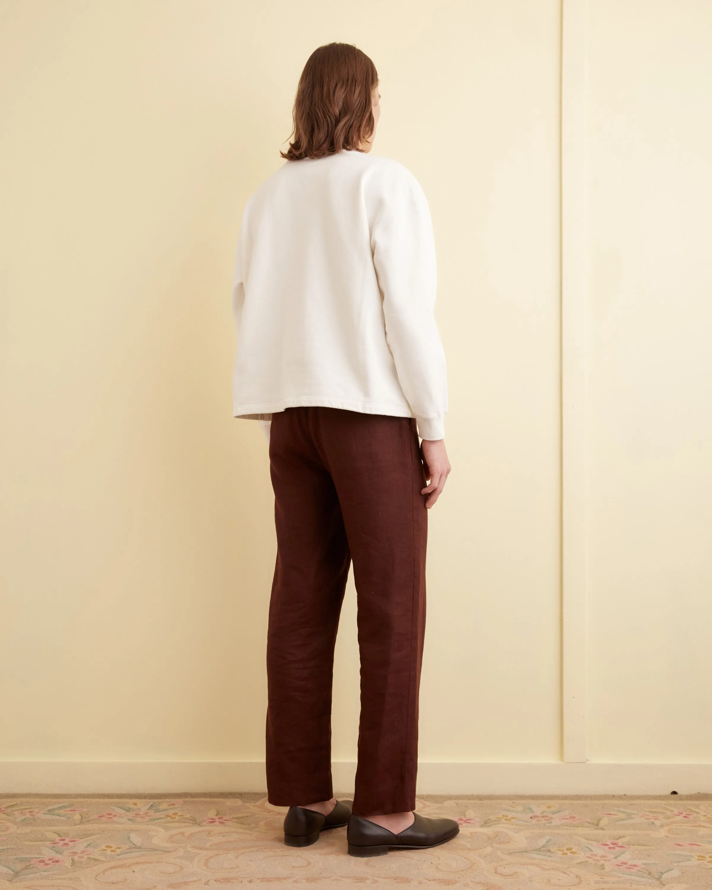 Embroidered Pony Crewneck - Cream sold by BODE product image thumbnail 3