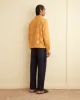 Sunflower Lace Long Sleeve Shirt - Golden sold by BODE