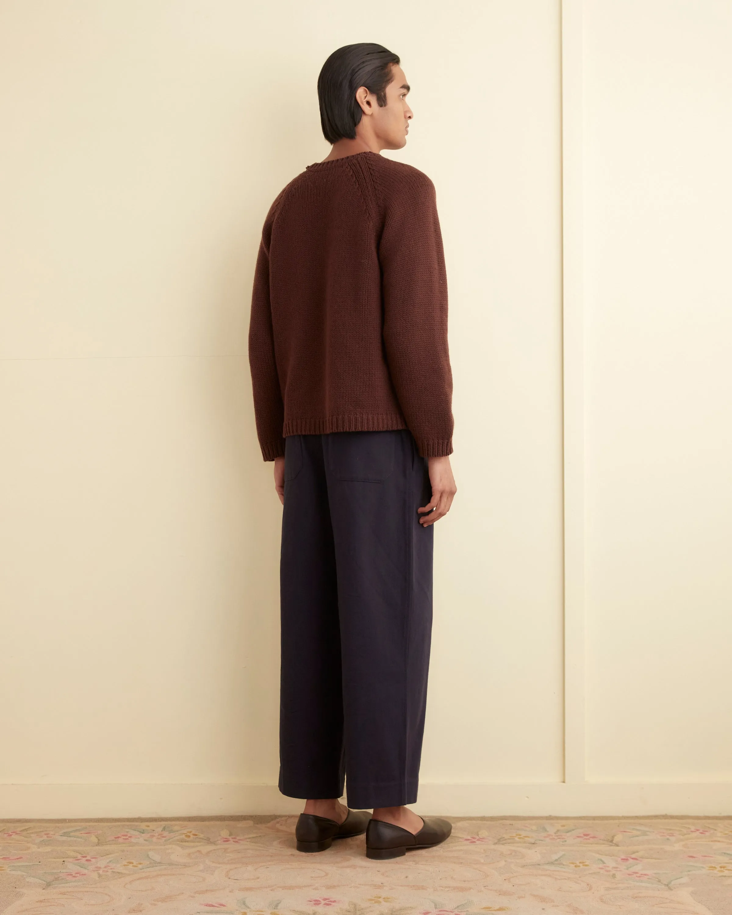 Cashmere Crewneck - Cinnabar sold by BODE product image thumbnail 3