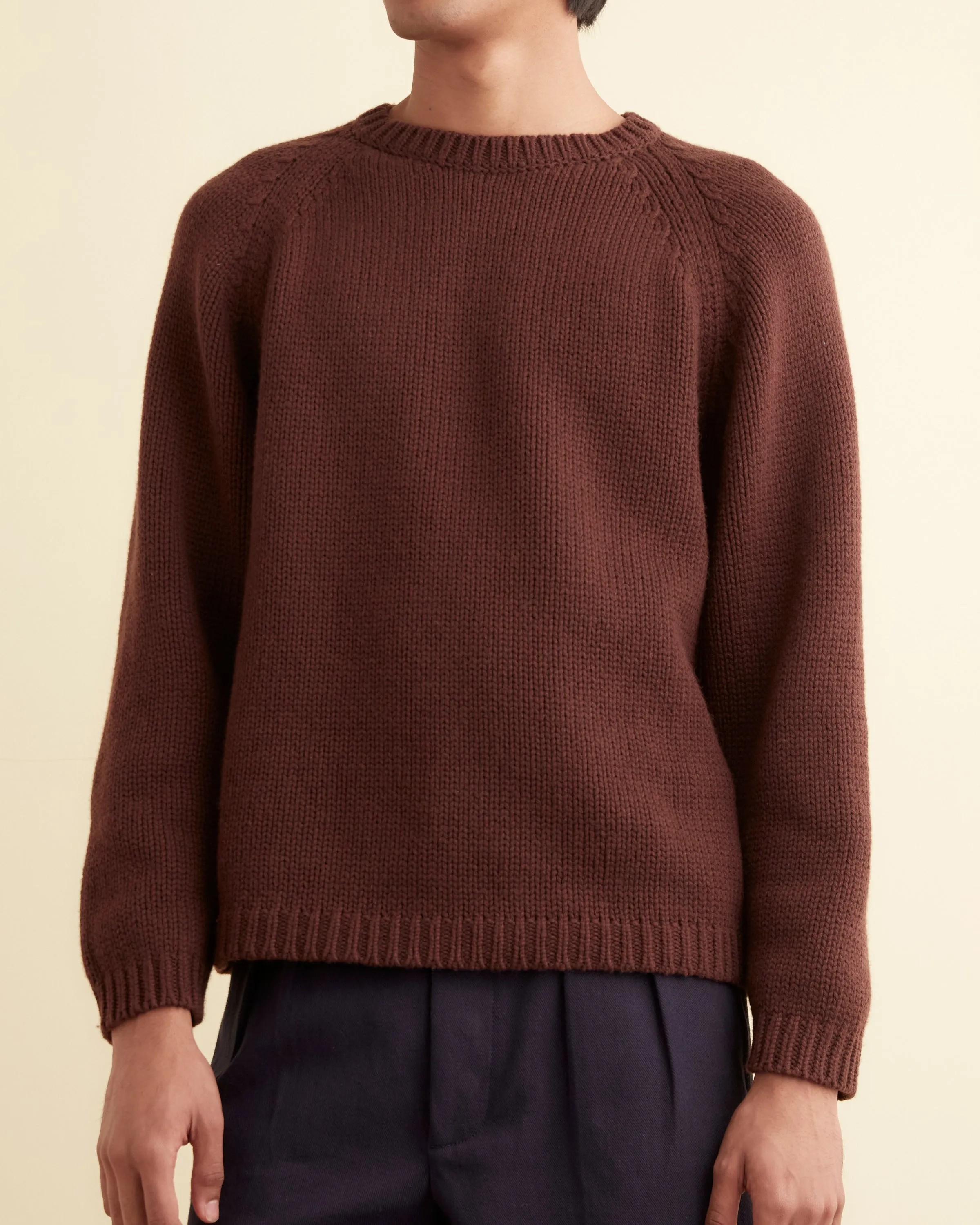 Cashmere Crewneck - Cinnabar sold by BODE product image thumbnail 2