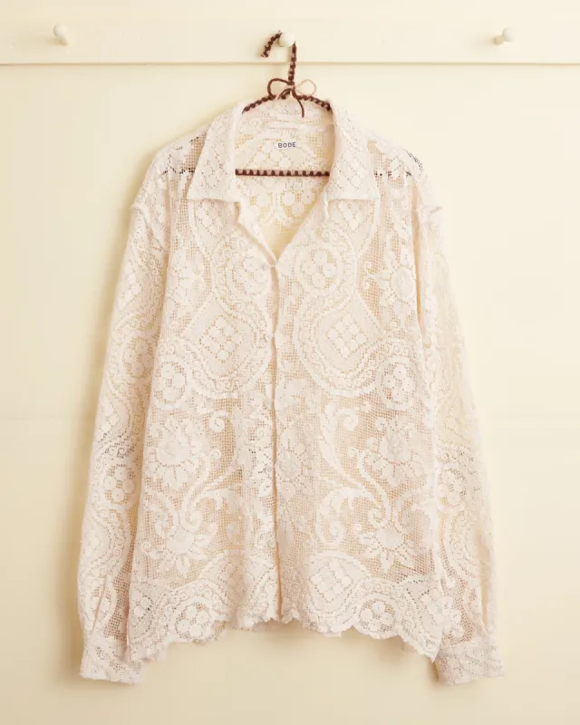 Caramel Long Sleeve Shirt - M sold by BODE