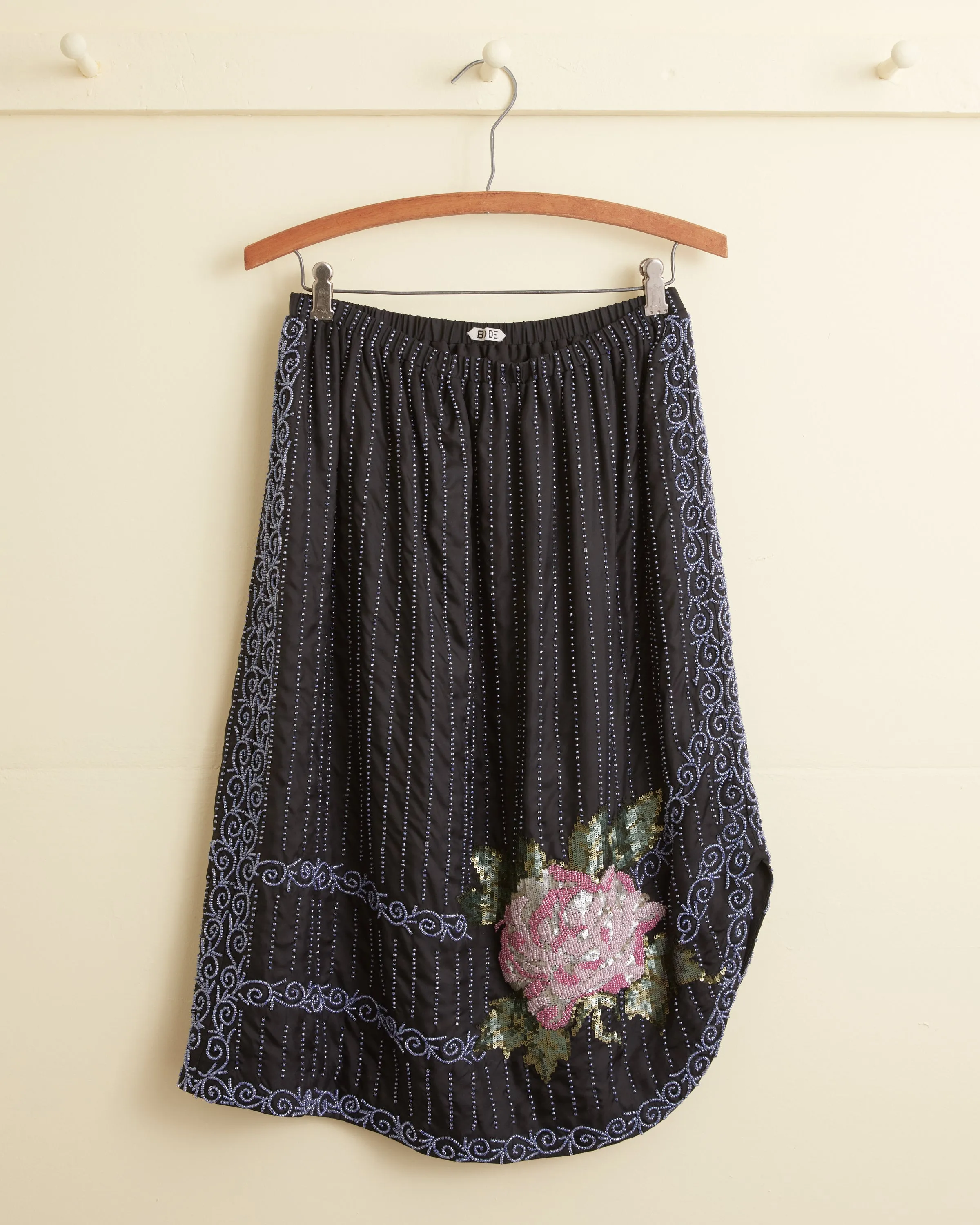 Beaded Bourbon Rose Skirt sold by BODE product image thumbnail 4