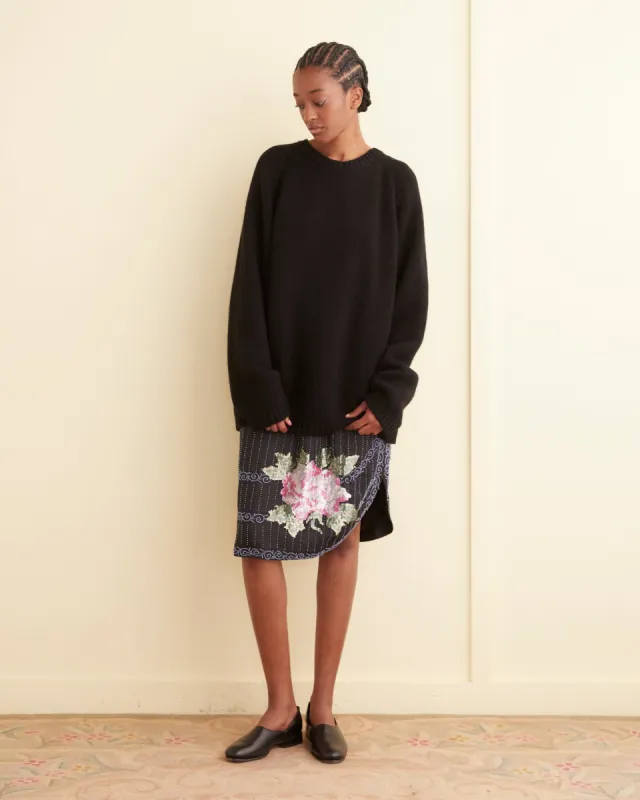 Beaded Bourbon Rose Skirt sold by BODE