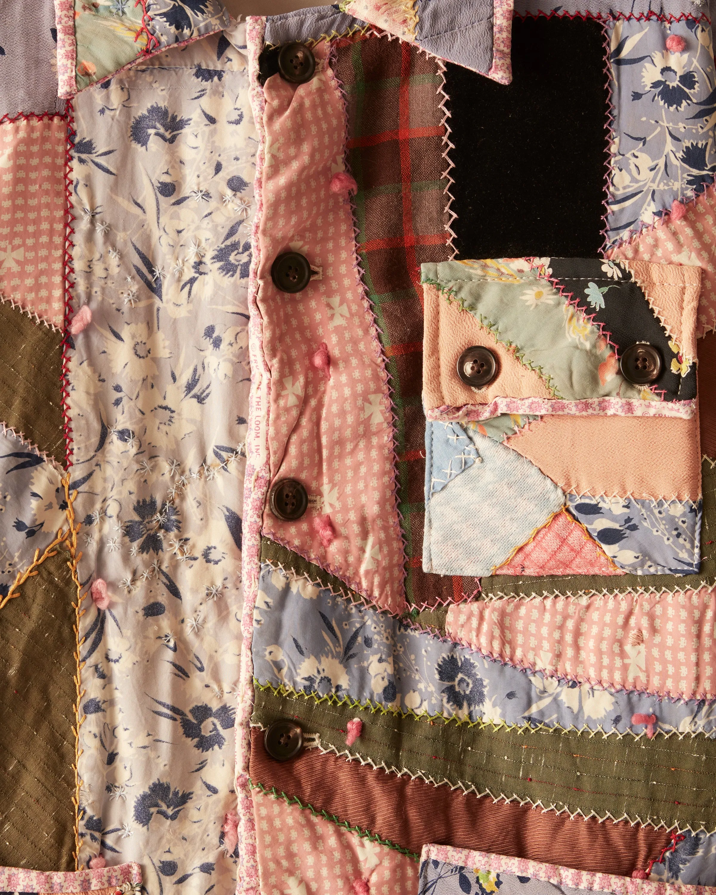 Purple Garden Quilt Jacket - S/M sold by BODE product image thumbnail 2