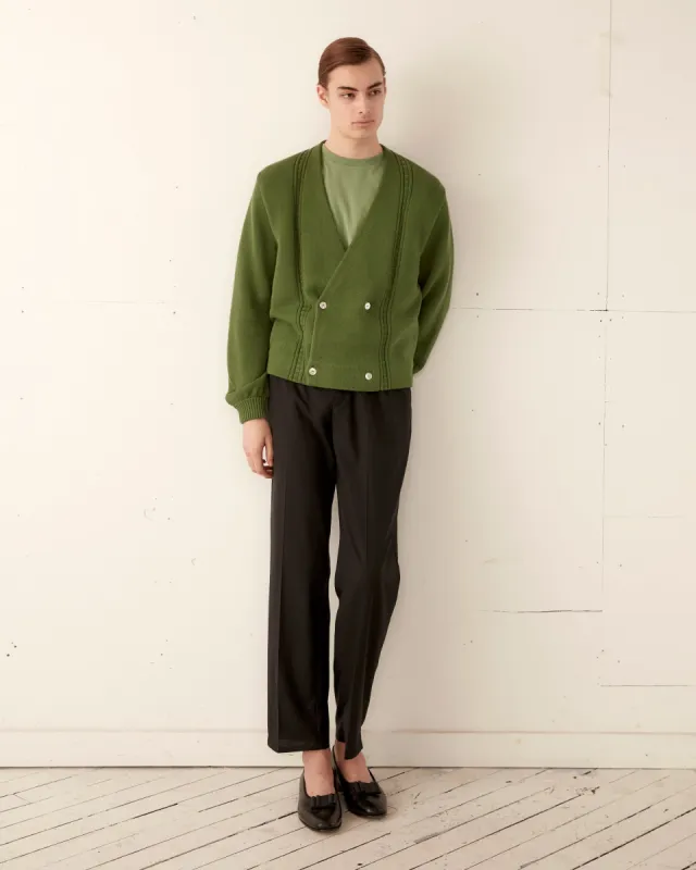 Double-Breasted Cardigan - Ivy sold by BODE