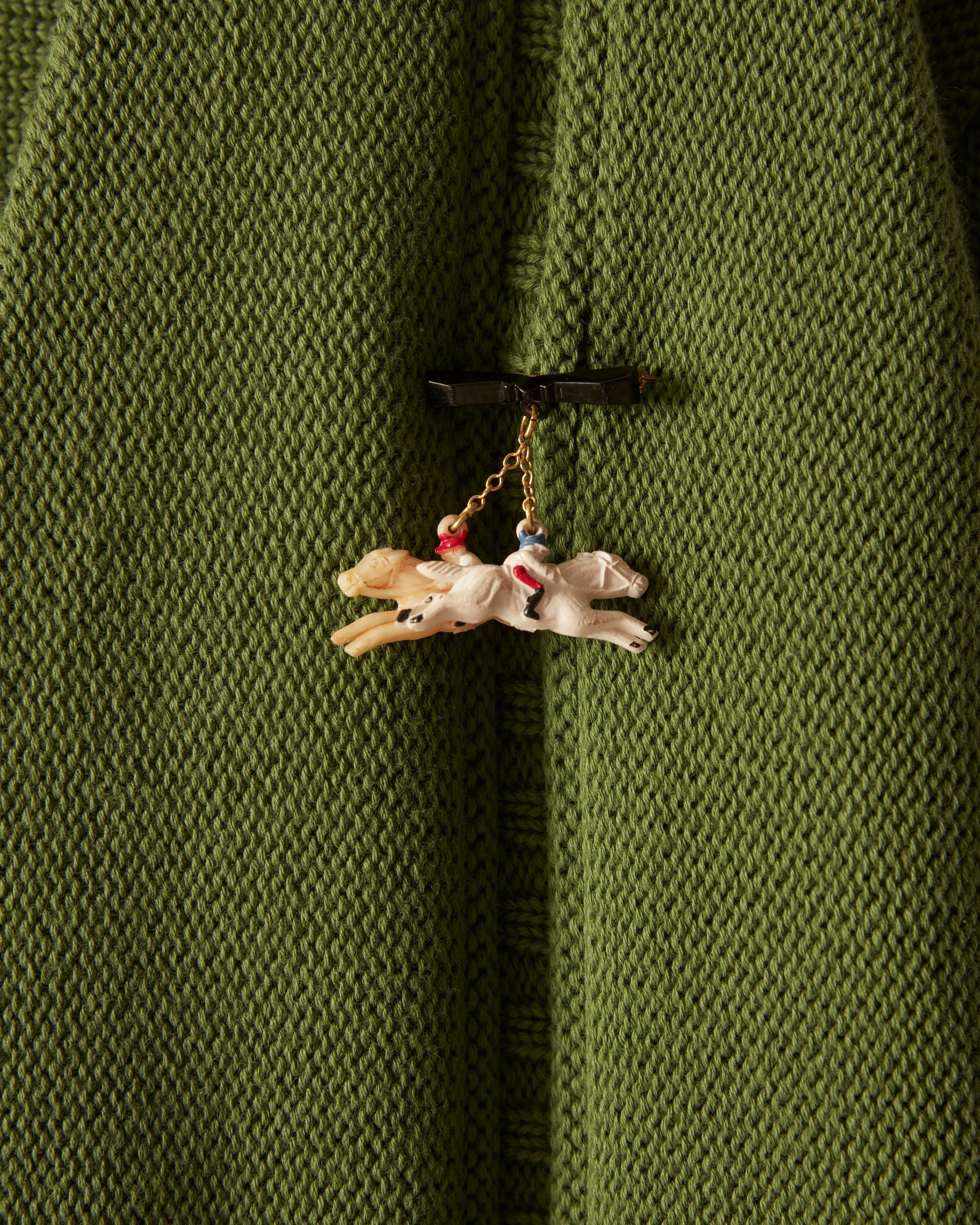 Double-Breasted Cardigan - Ivy sold by BODE product image thumbnail 3