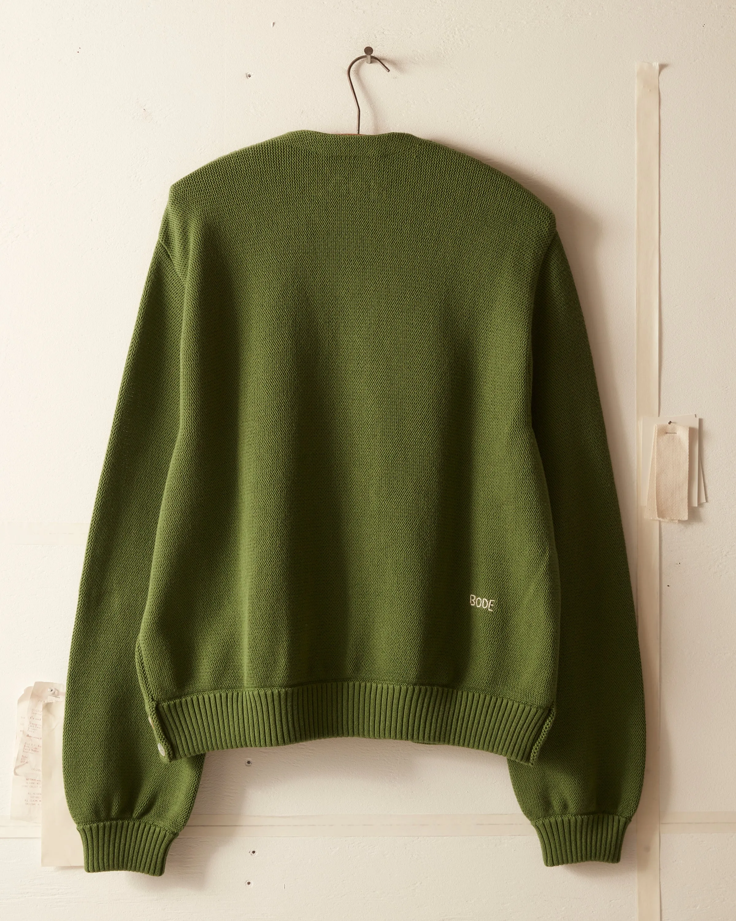 Double-Breasted Cardigan - Ivy sold by BODE product image thumbnail 5