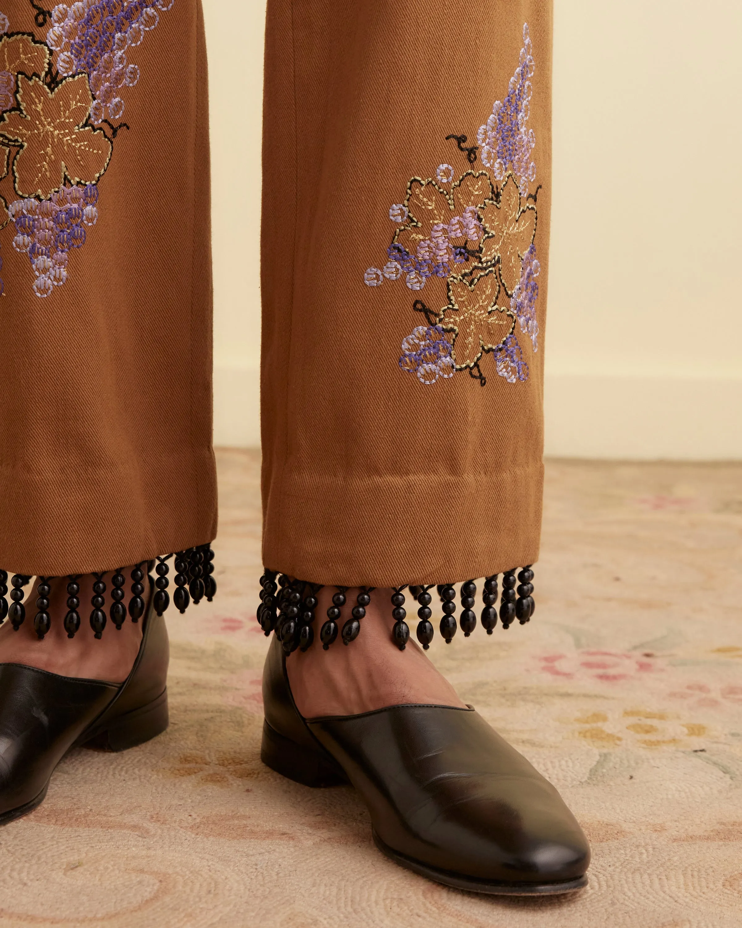 Fringed Autumn Royal Trousers sold by BODE product image thumbnail 3