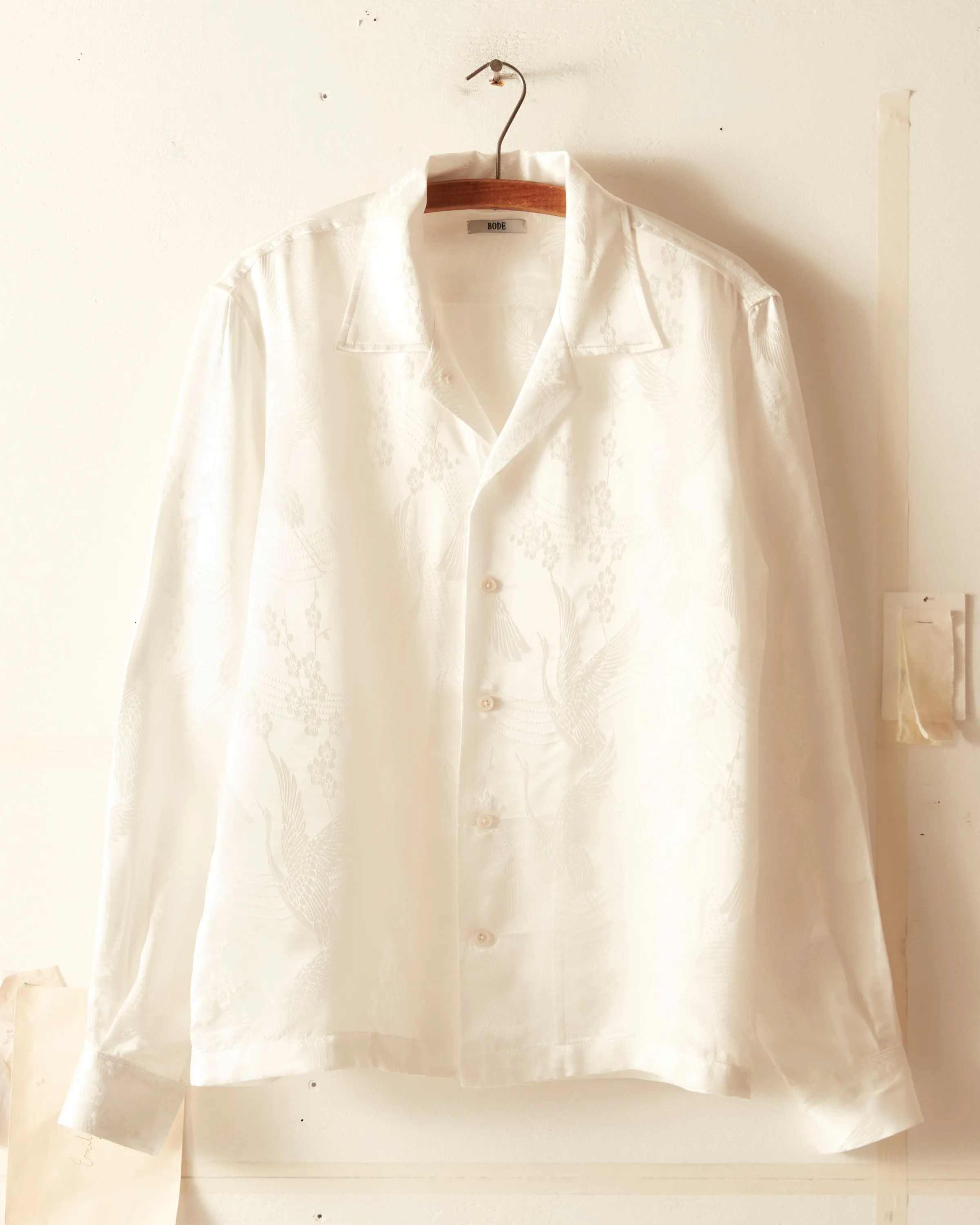 Ivory Cloud Long Sleeve Shirt sold by BODE