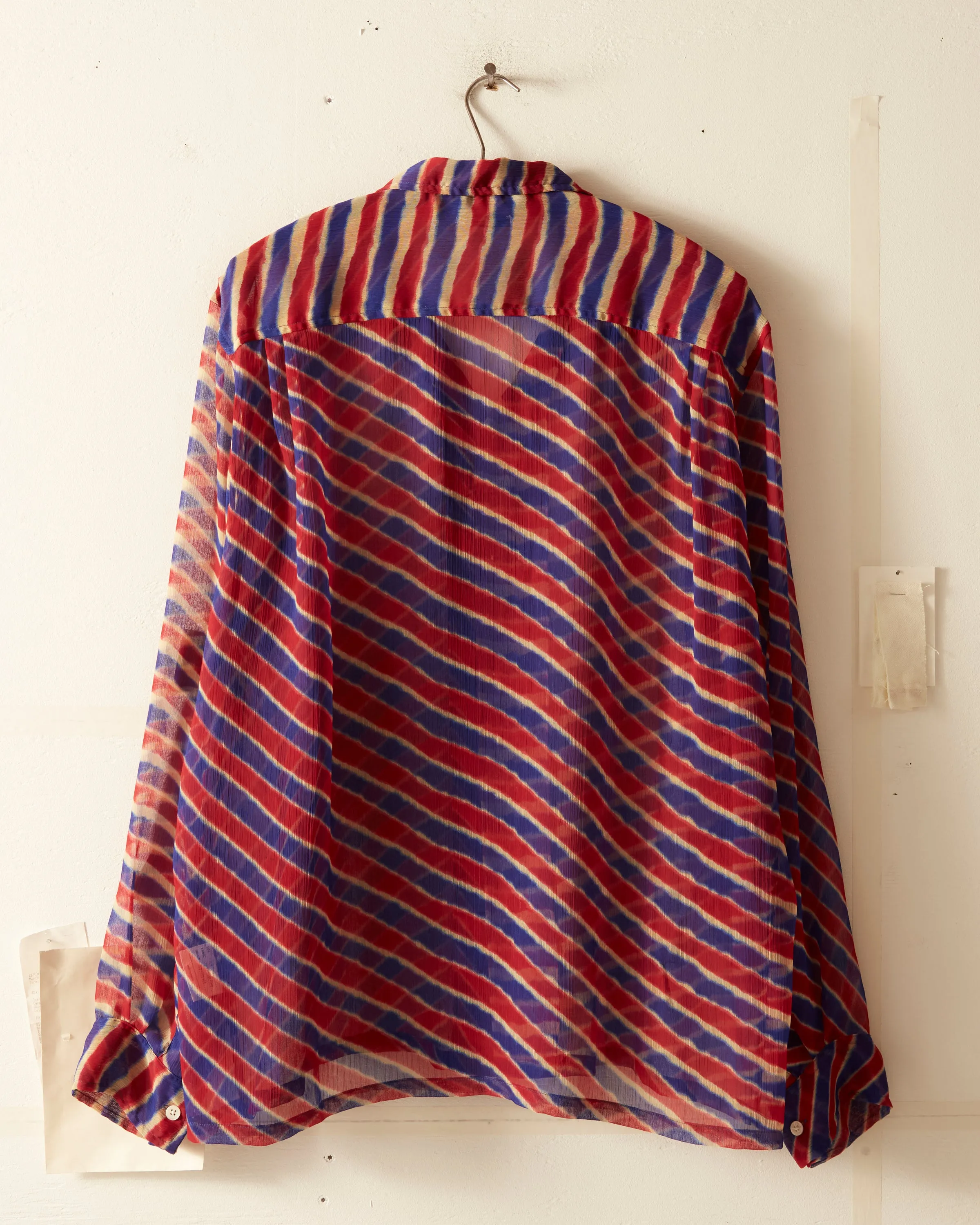 Blue Slant Stripe Shirt - M/L sold by BODE product image thumbnail 3