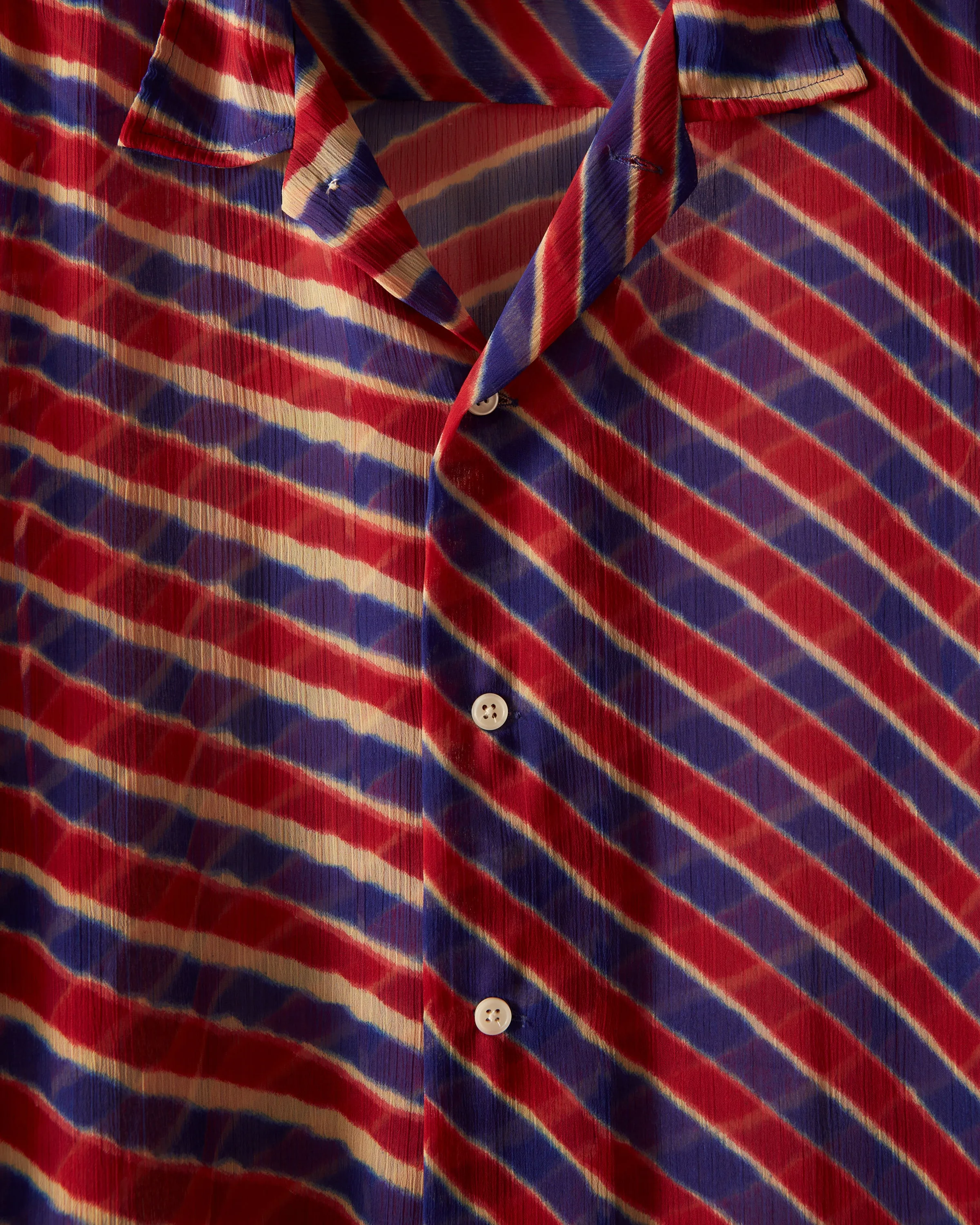 Blue Slant Stripe Shirt - M/L sold by BODE product image thumbnail 2