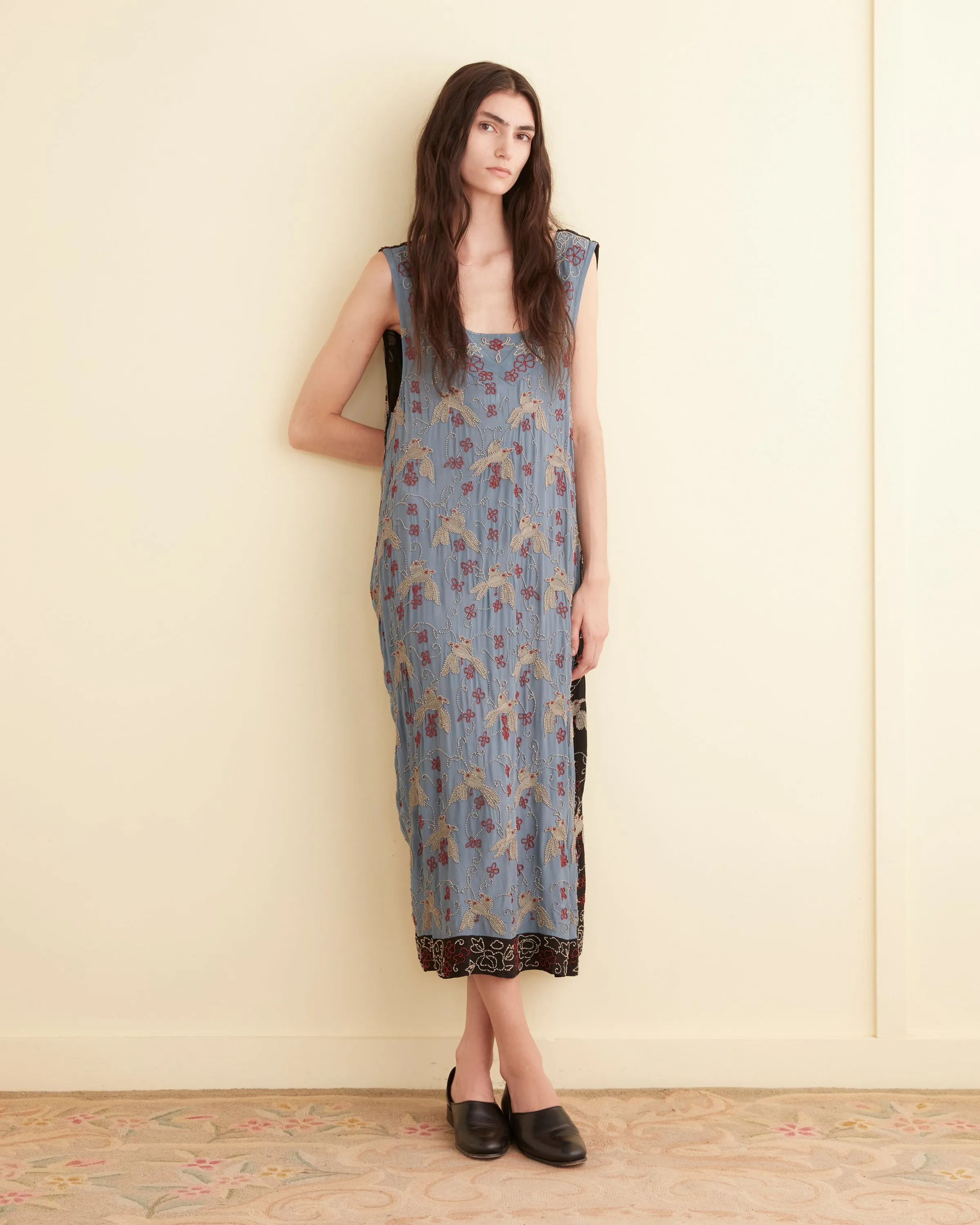 Beaded Tropicbird Duo Dress sold by BODE