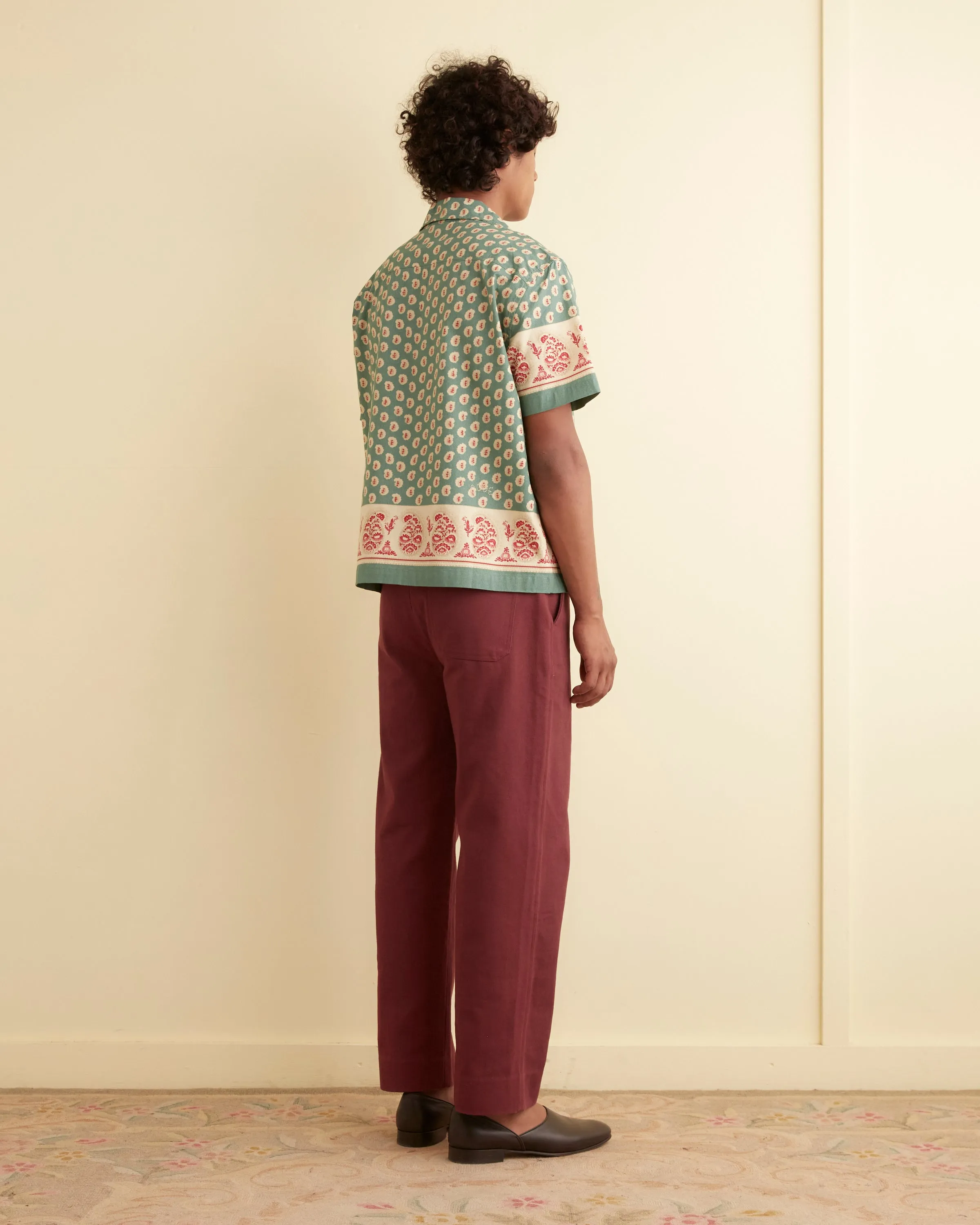 Paisley Frame Short Sleeve Shirt sold by BODE product image thumbnail 3