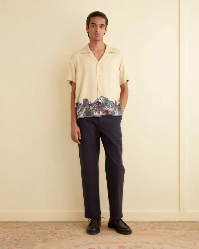 Ski Lift Short Sleeve Shirt made by BODE