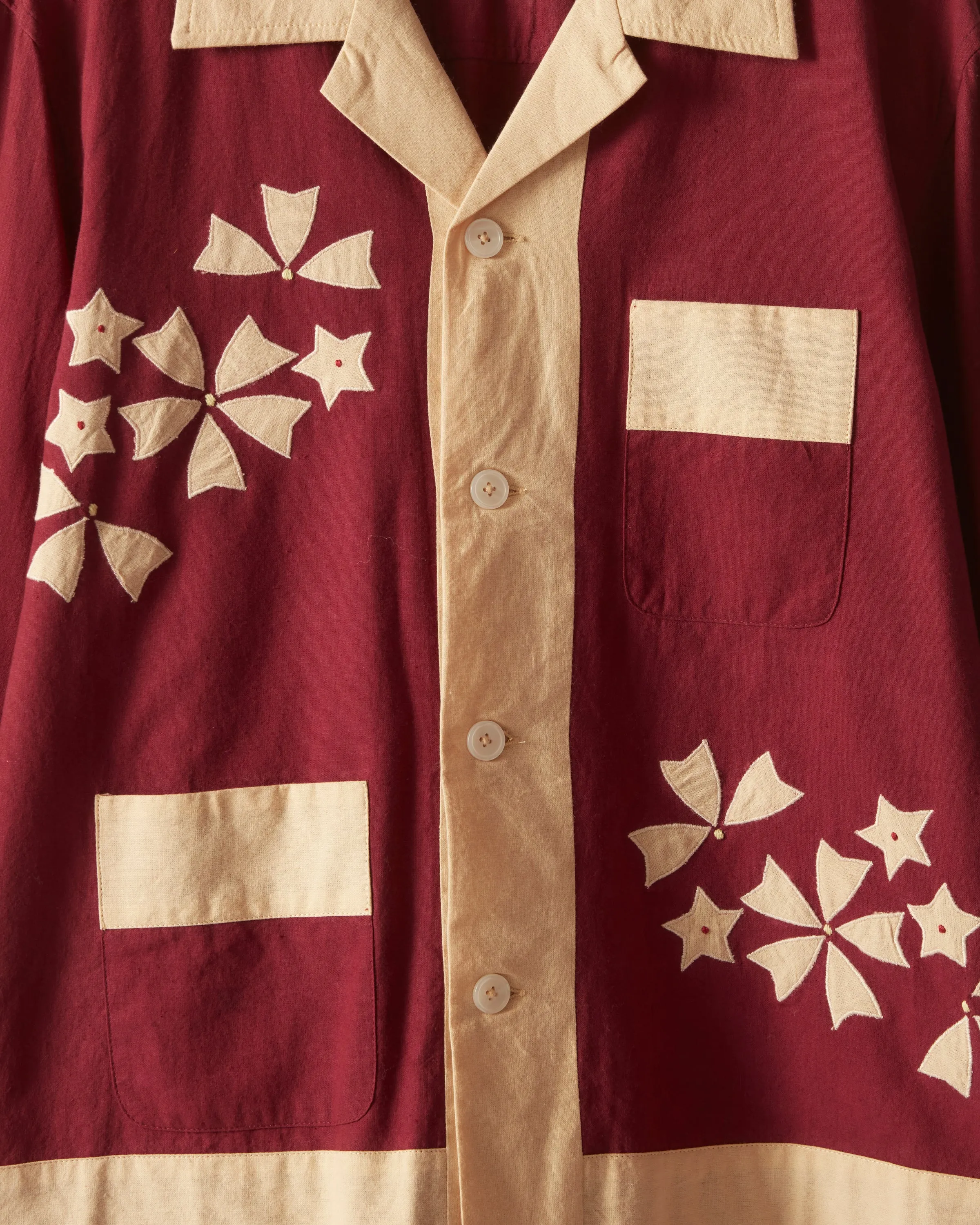 Moonflower Appliqué Long Sleeve Shirt sold by BODE product image thumbnail 3