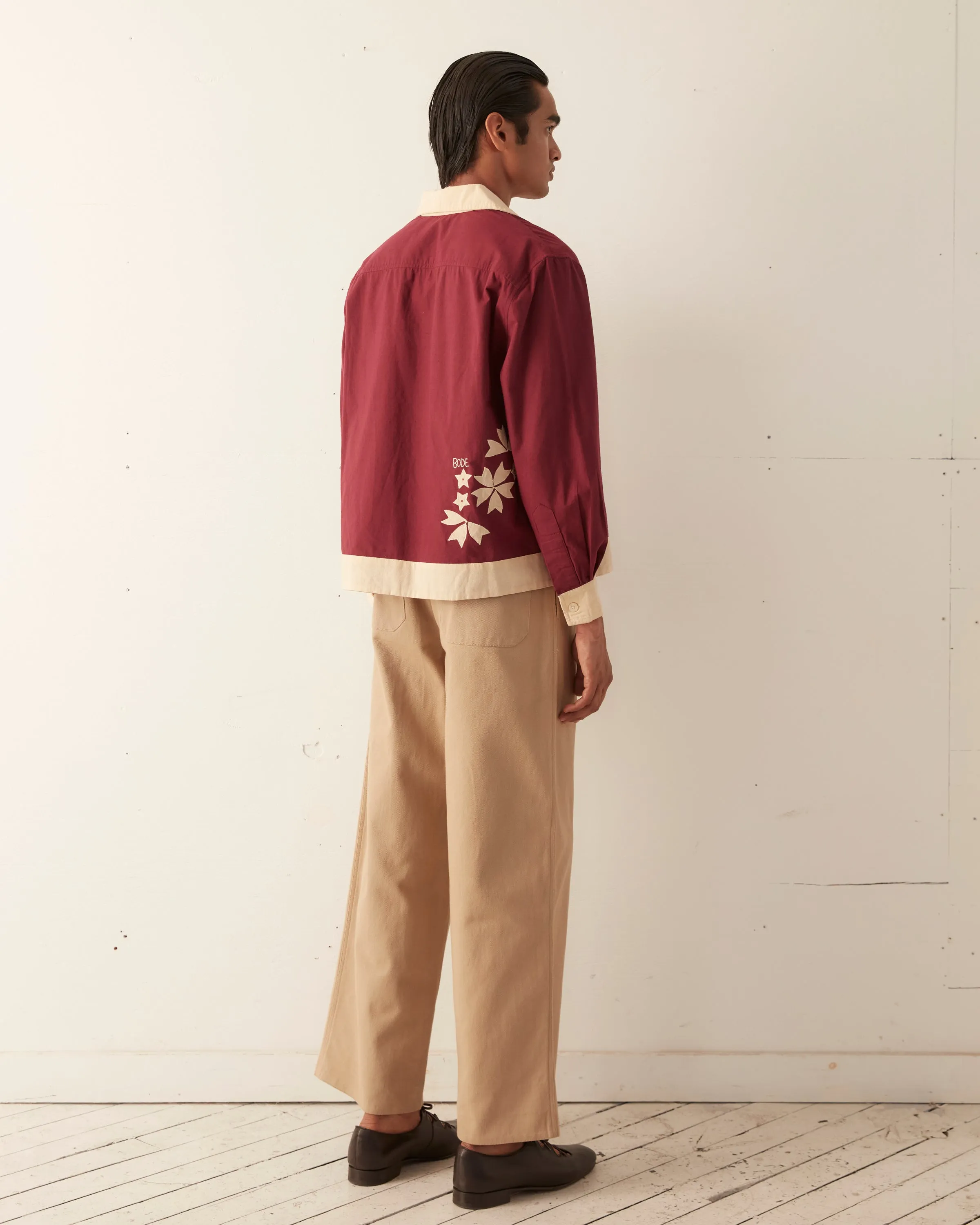 Moonflower Appliqué Long Sleeve Shirt sold by BODE product image thumbnail 4