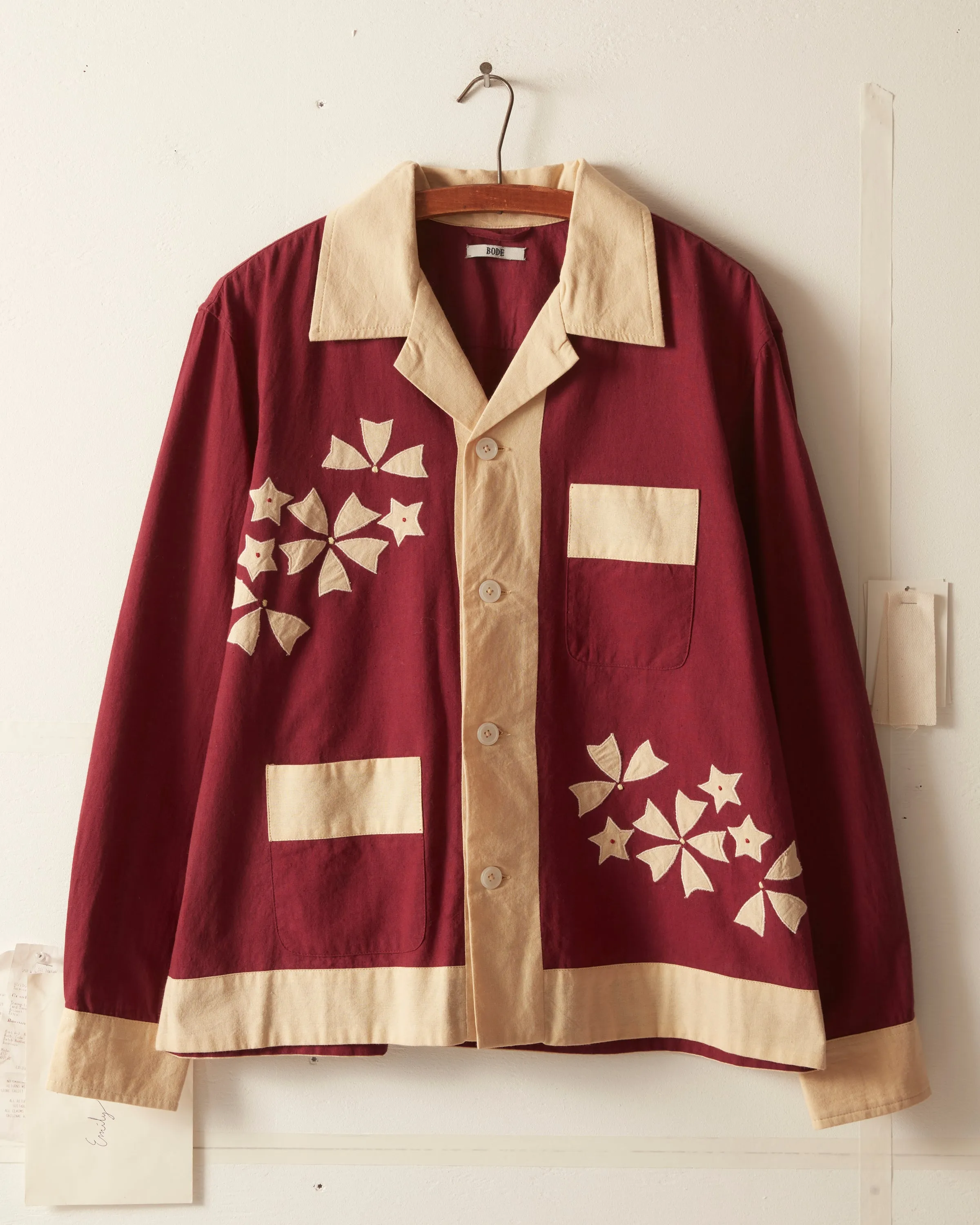 Moonflower Appliqué Long Sleeve Shirt sold by BODE product image thumbnail 2