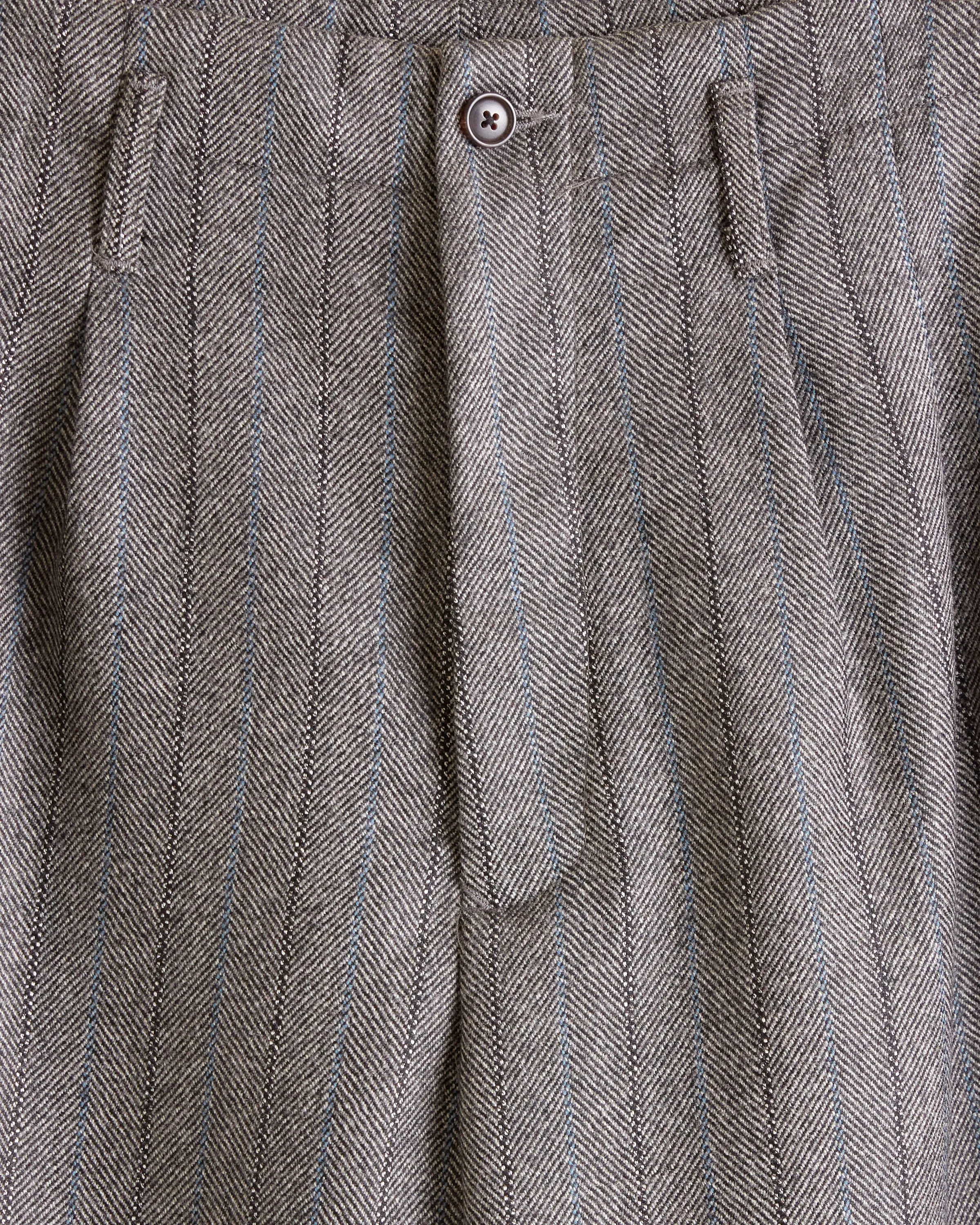 Blue Stripe Herringbone Trousers - 26 sold by BODE product image thumbnail 3
