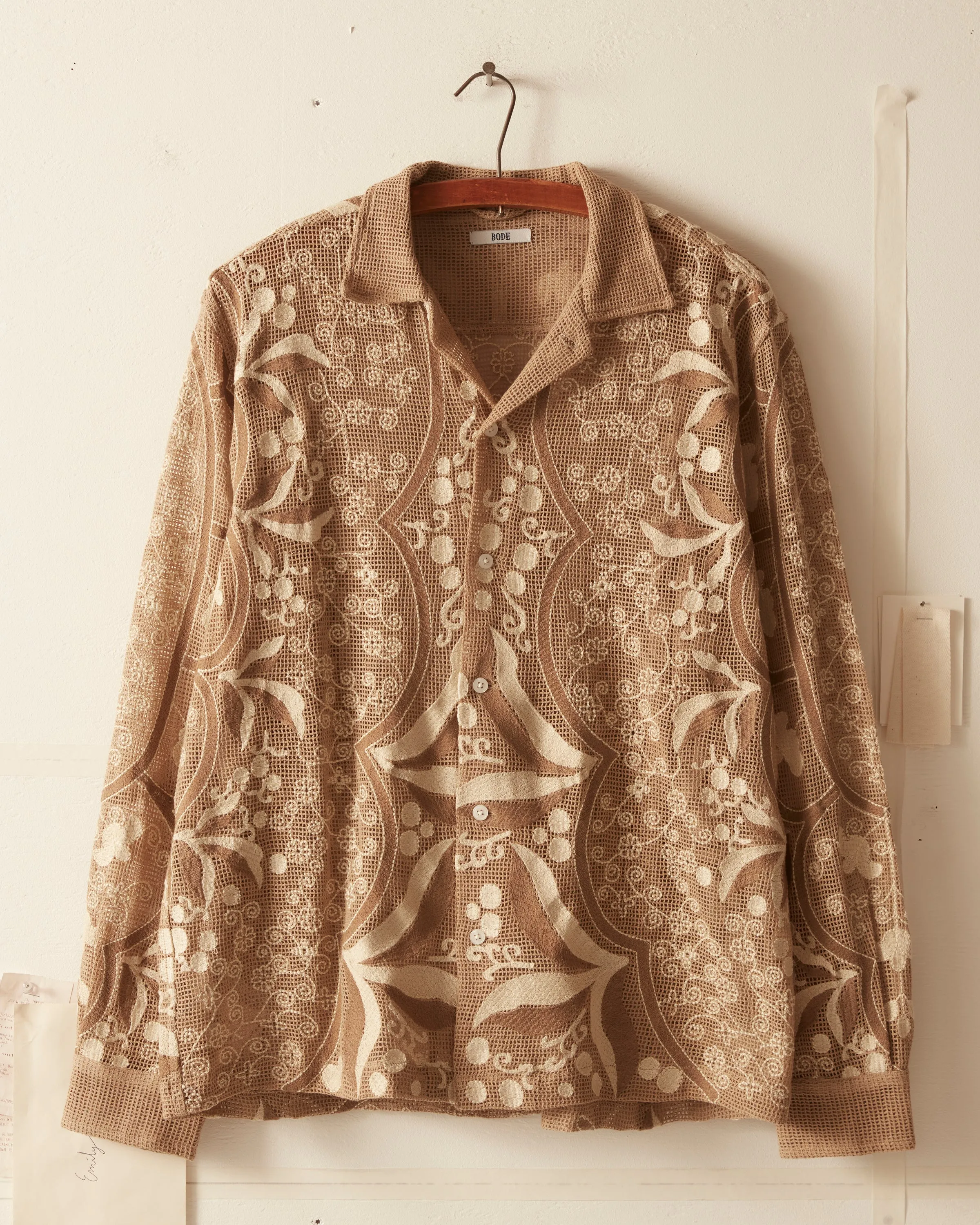 Filet Filigree Long Sleeve Shirt sold by BODE product image thumbnail 2