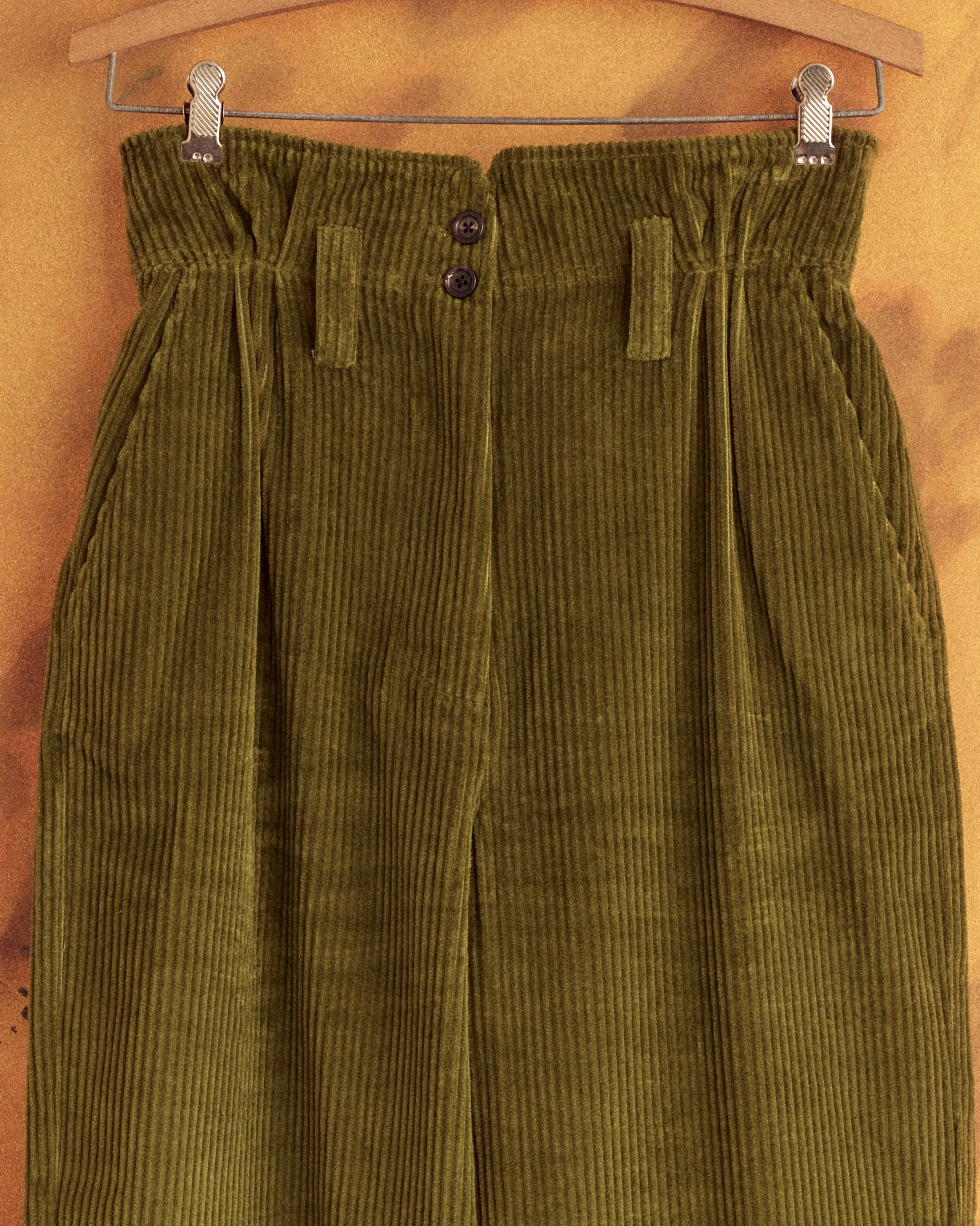 Corduroy Shakey Trousers - Olive sold by BODE product image thumbnail 3
