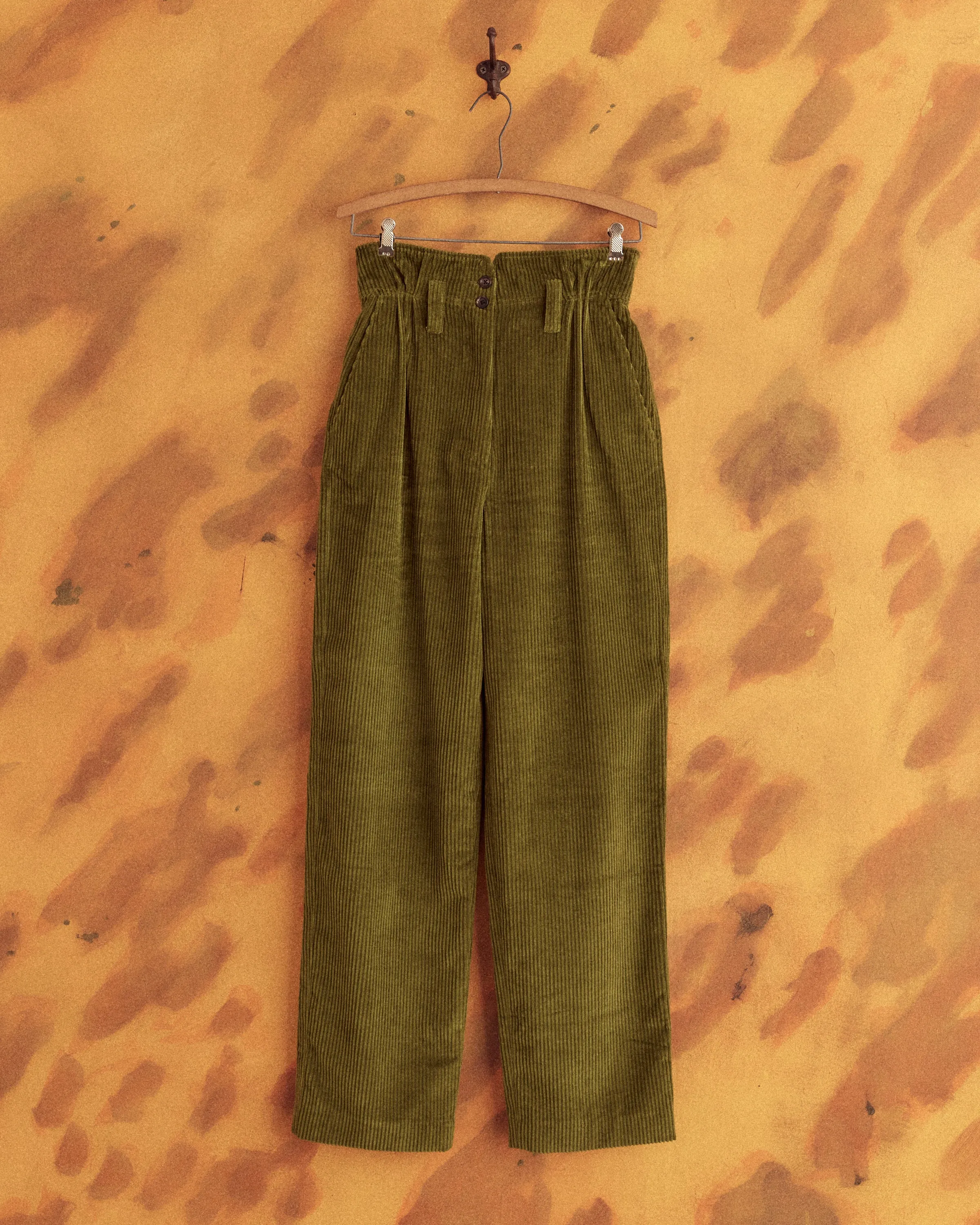 Corduroy Shakey Trousers - Olive sold by BODE product image thumbnail 2
