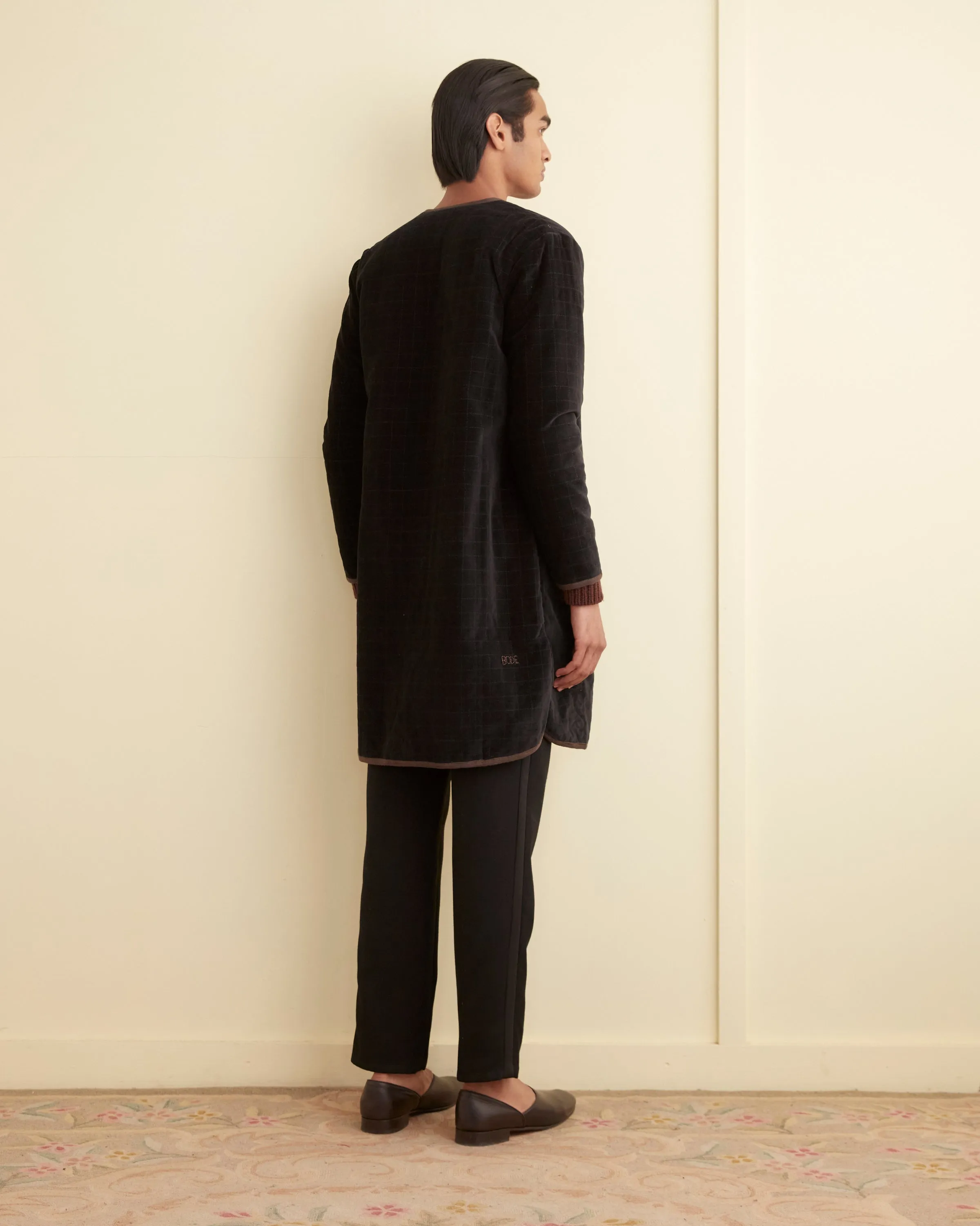 Quilted Velvet Liner Coat sold by BODE product image thumbnail 3