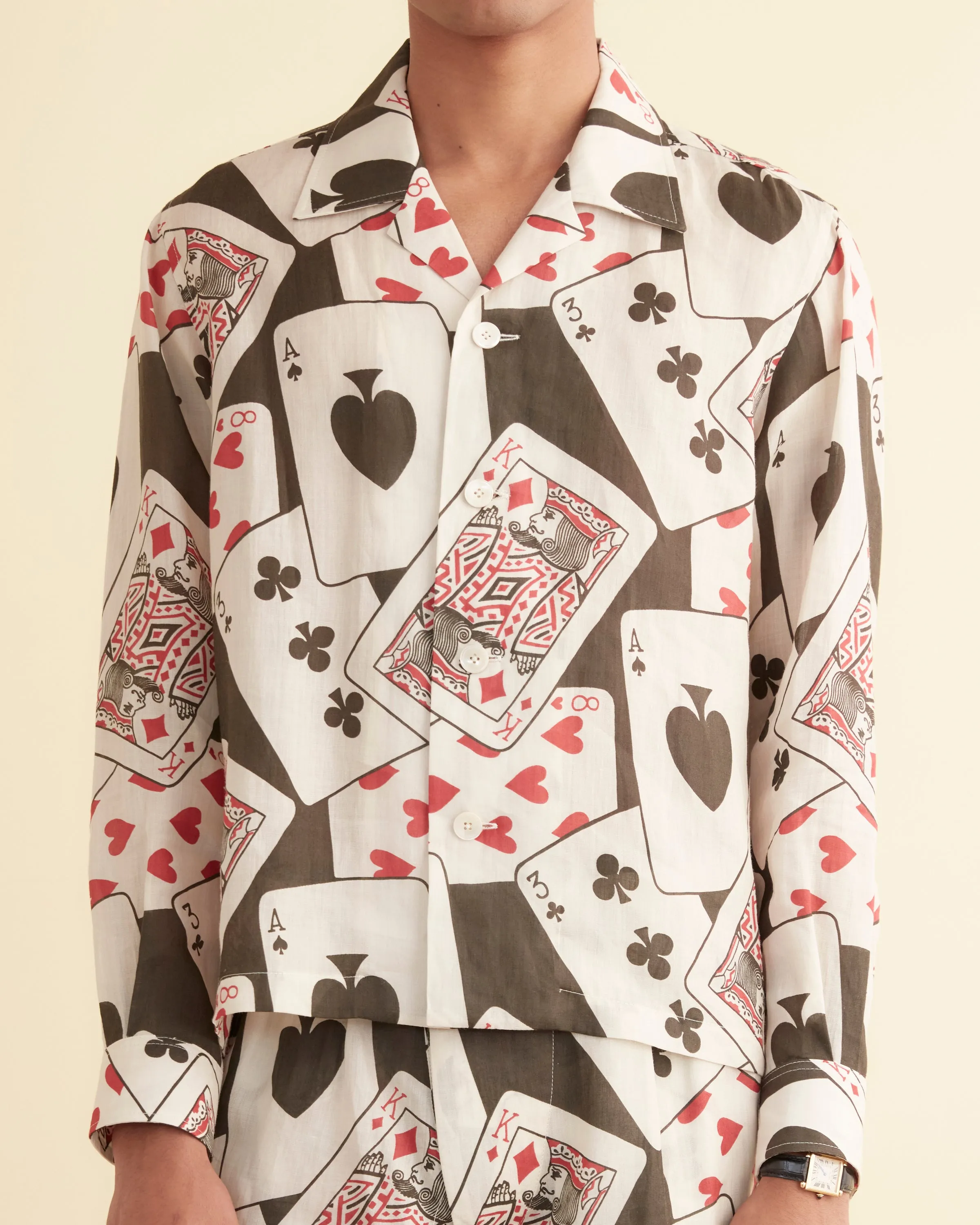 Ace of Spades Long Sleeve Shirt sold by BODE product image thumbnail 2