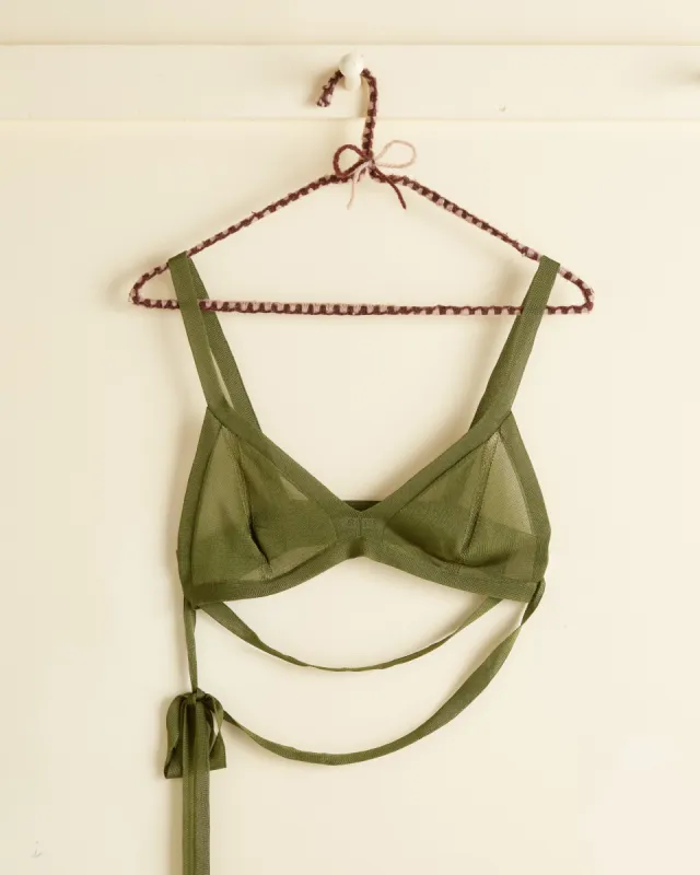 Knit Bra - Apple Green sold by BODE