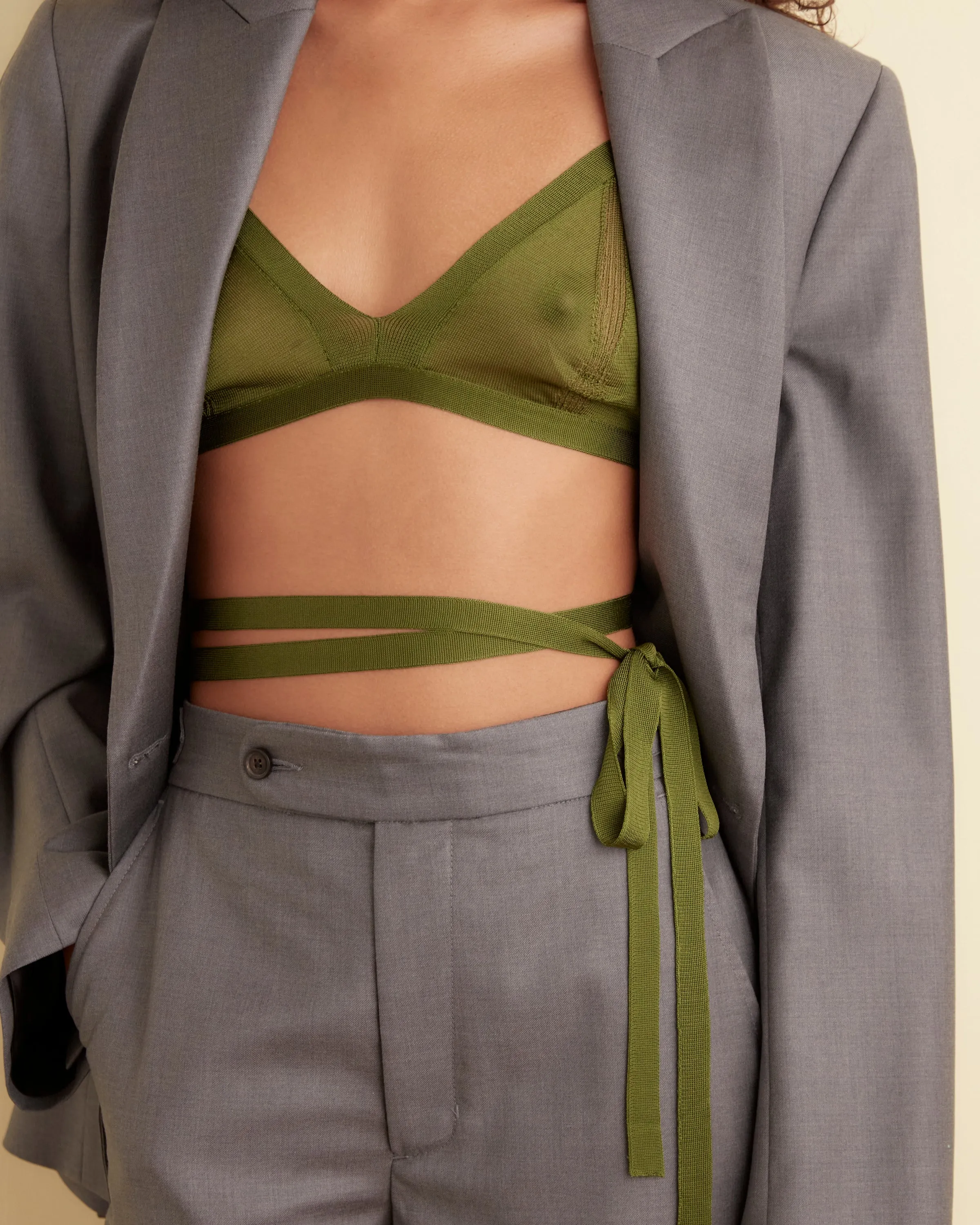 Knit Bra - Apple Green sold by BODE product image thumbnail 3