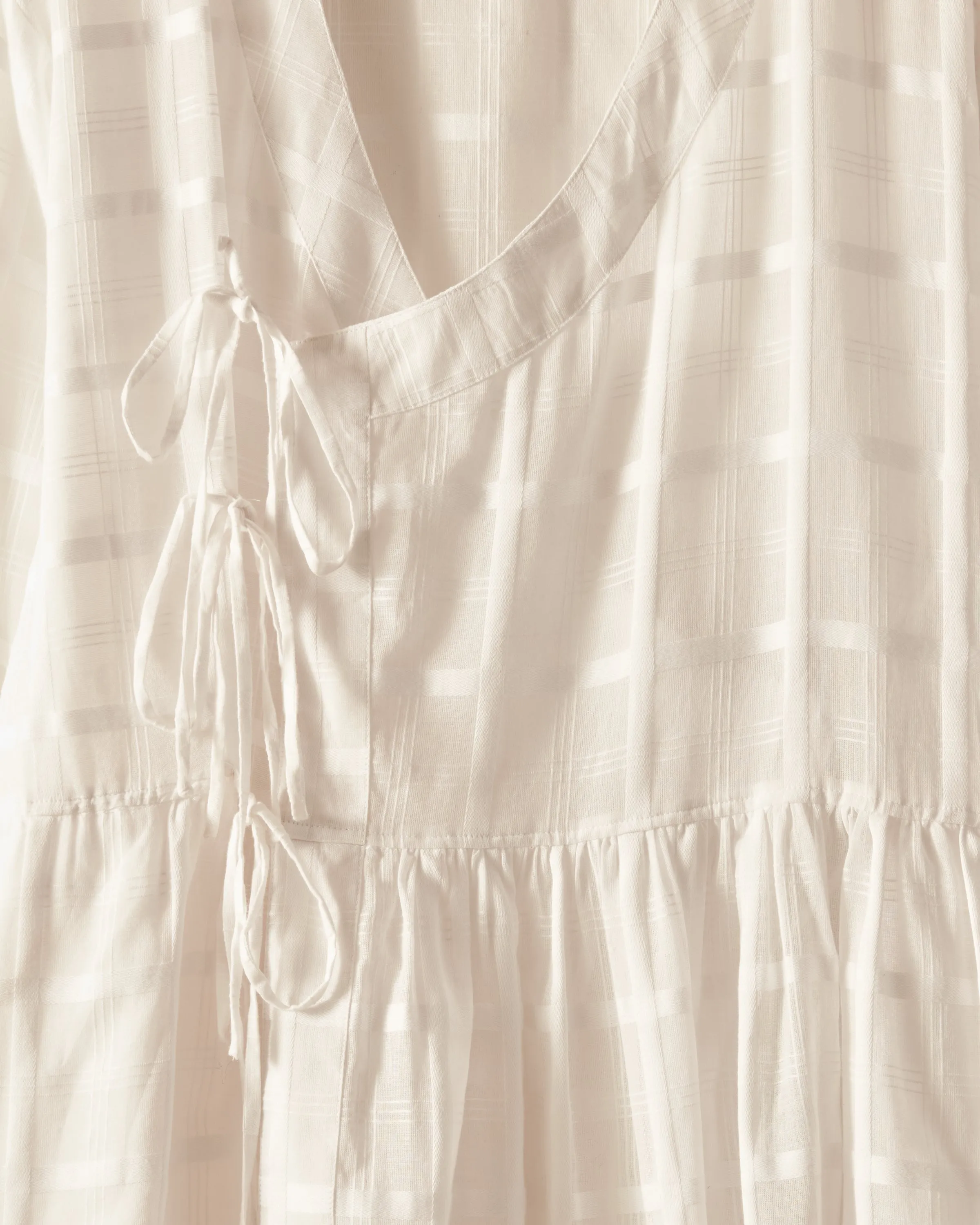 Tonal Plaid Jama Tunic sold by BODE product image thumbnail 3