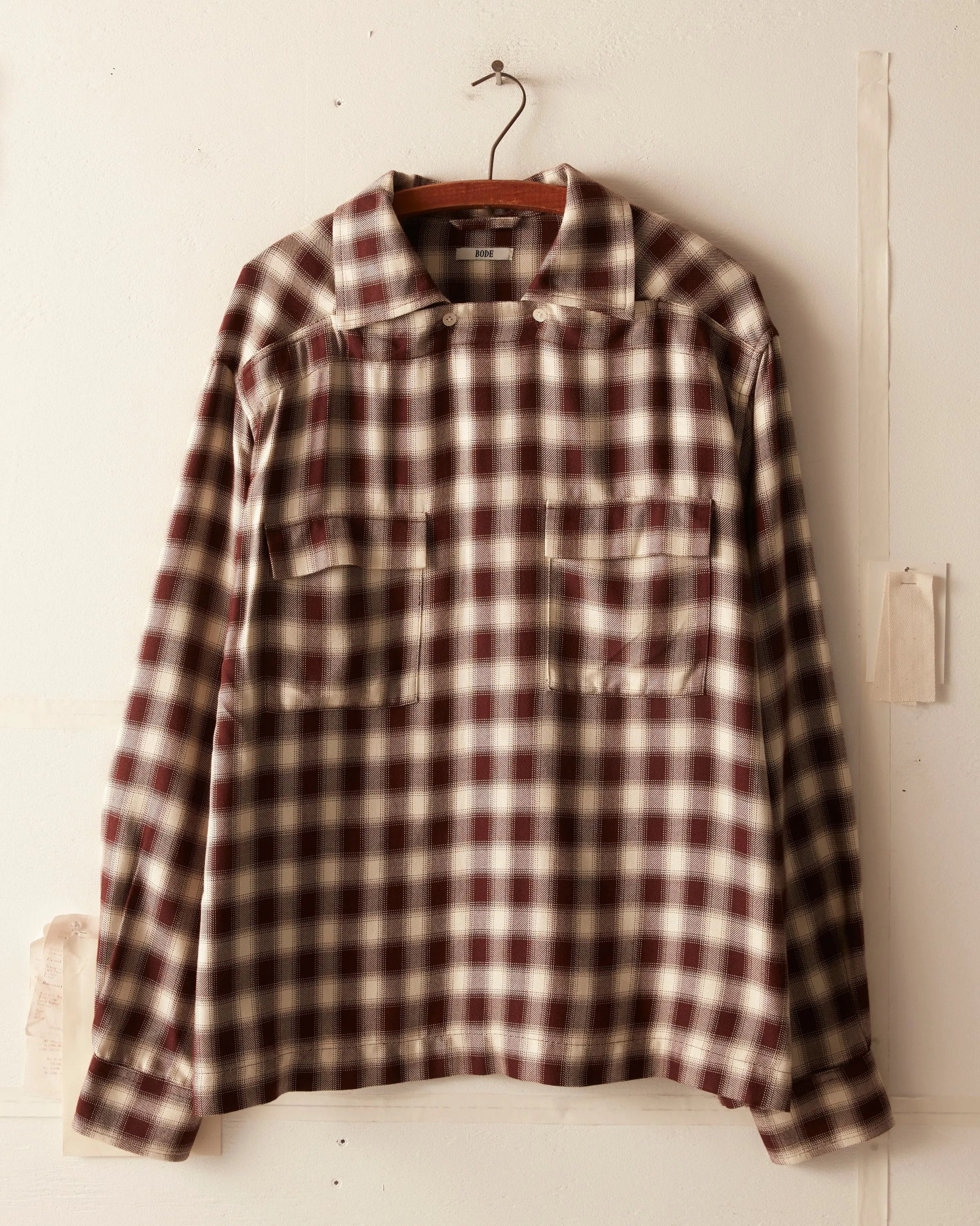 Shadow Plaid Wrenn Shirt sold by BODE product image thumbnail 2
