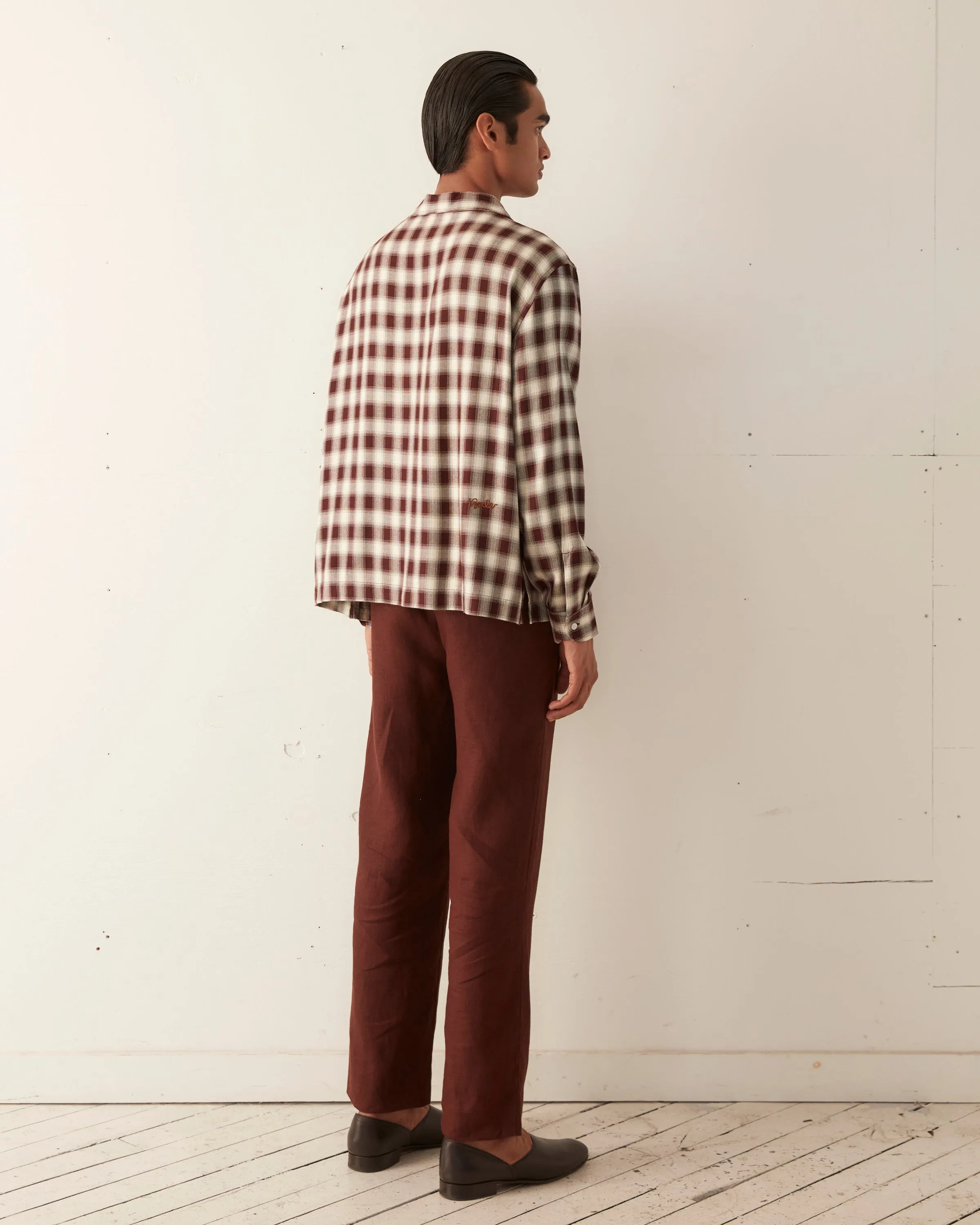 Shadow Plaid Wrenn Shirt sold by BODE product image thumbnail 4