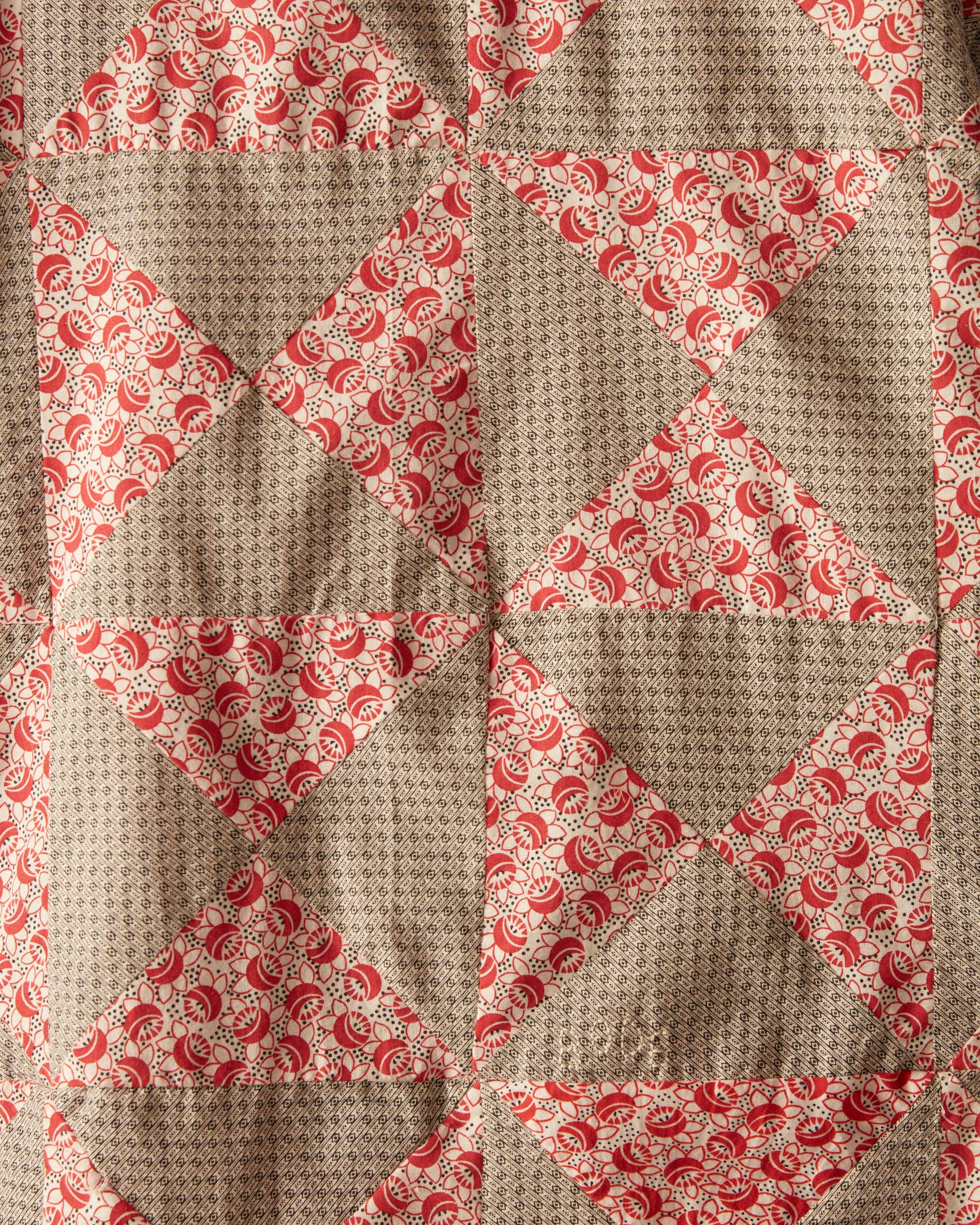 Deco Puzzle Patchwork Short Sleeve Shirt sold by BODE product image thumbnail 3