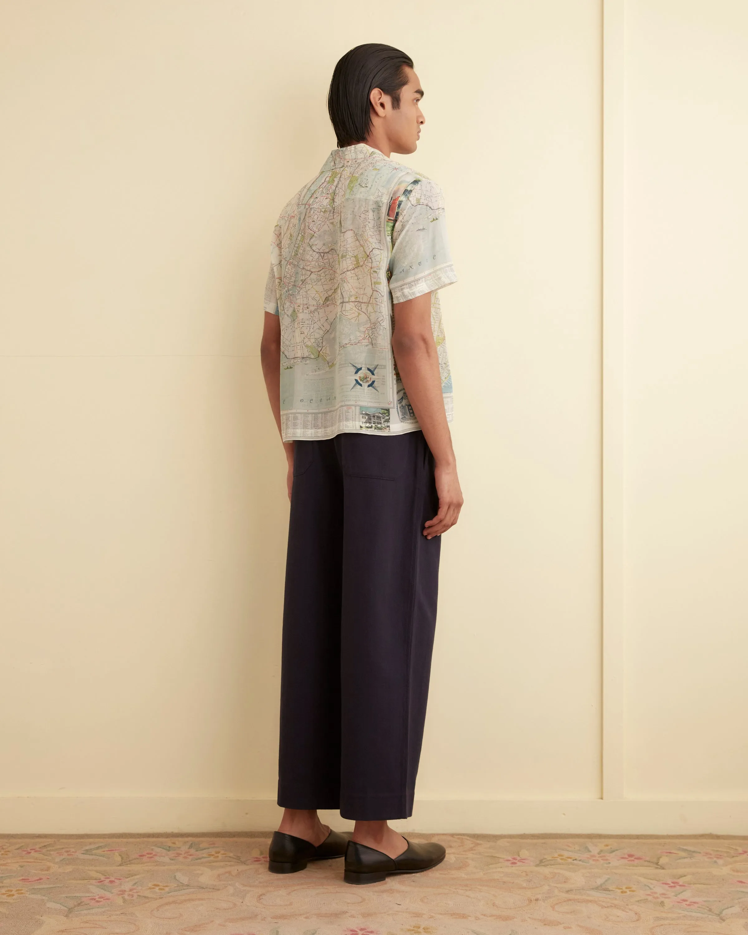 New York City Map Short Sleeve Shirt sold by BODE product image thumbnail 3