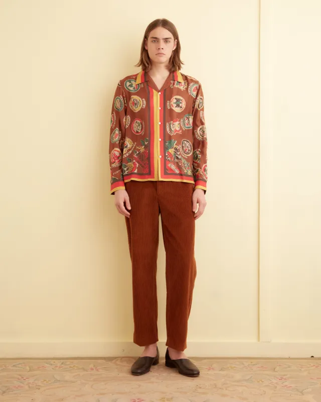Tobacco Corduroy Trousers sold by BODE