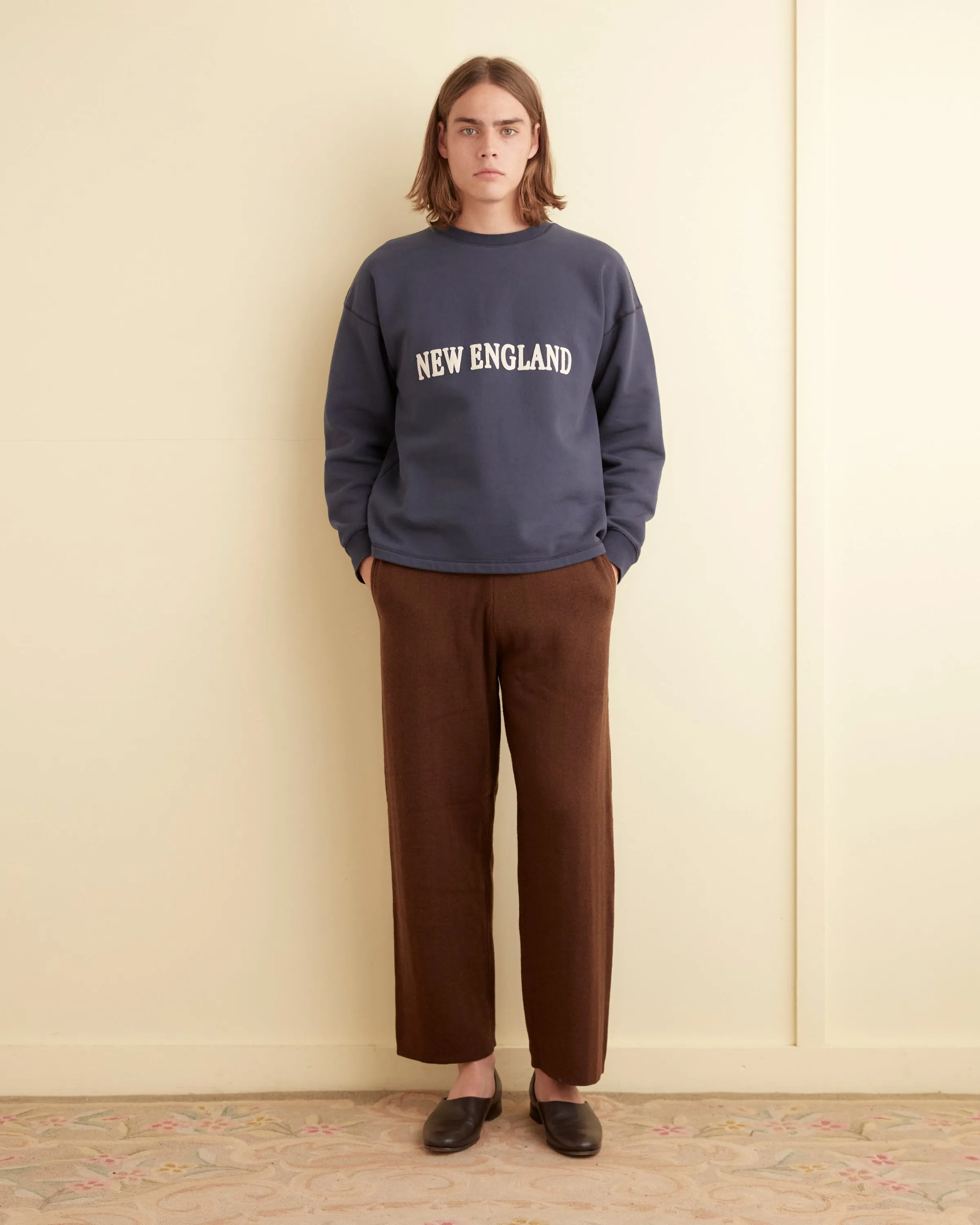 Standard Wool Joggers - Brown sold by BODE