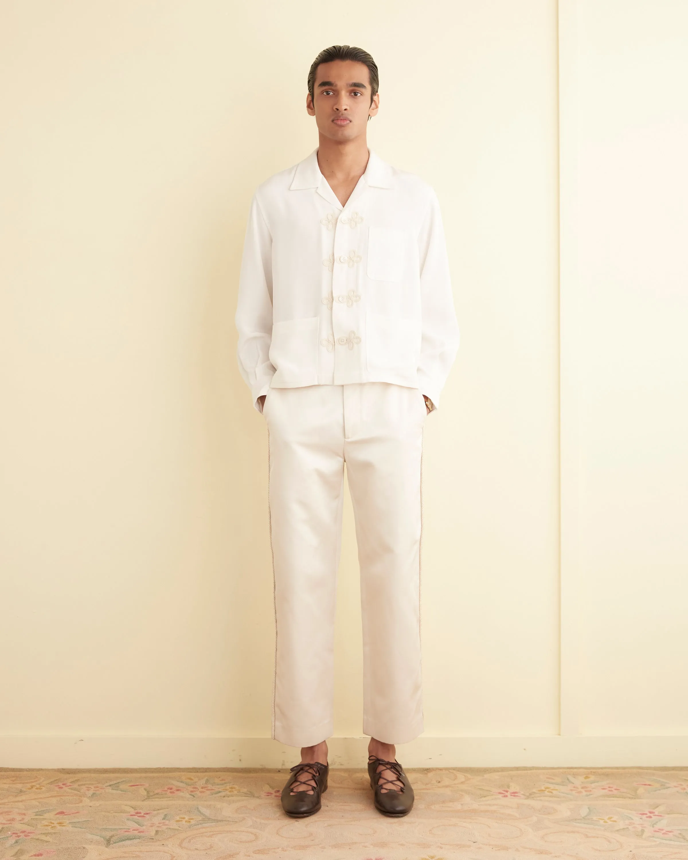 Roping Tuxedo Trousers sold by BODE