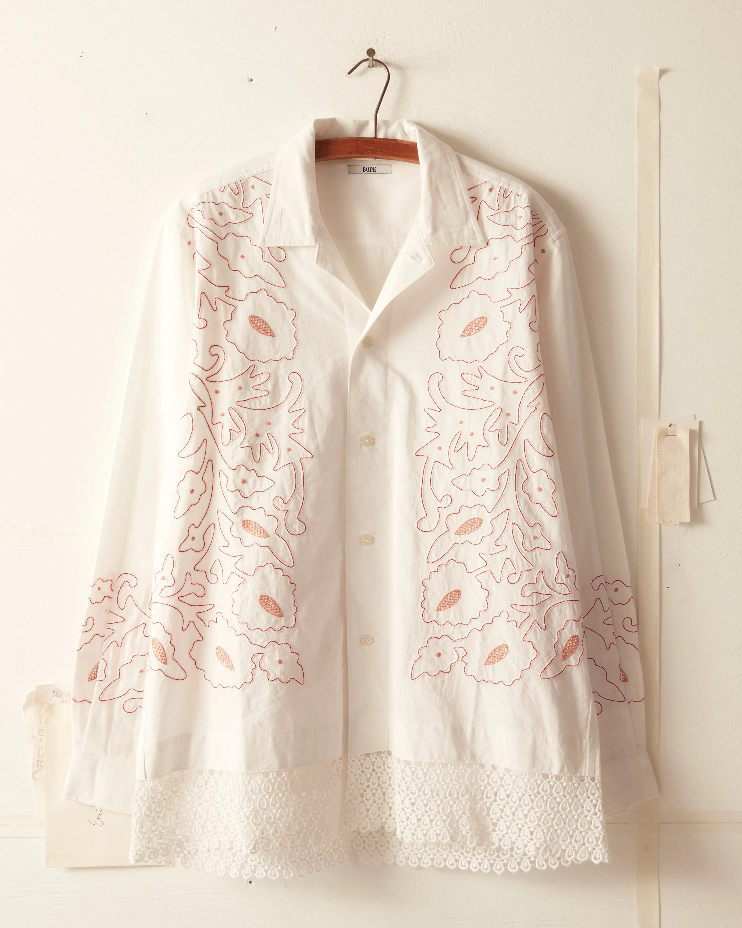 Braided Couching Long Sleeve Shirt sold by BODE product image thumbnail 2