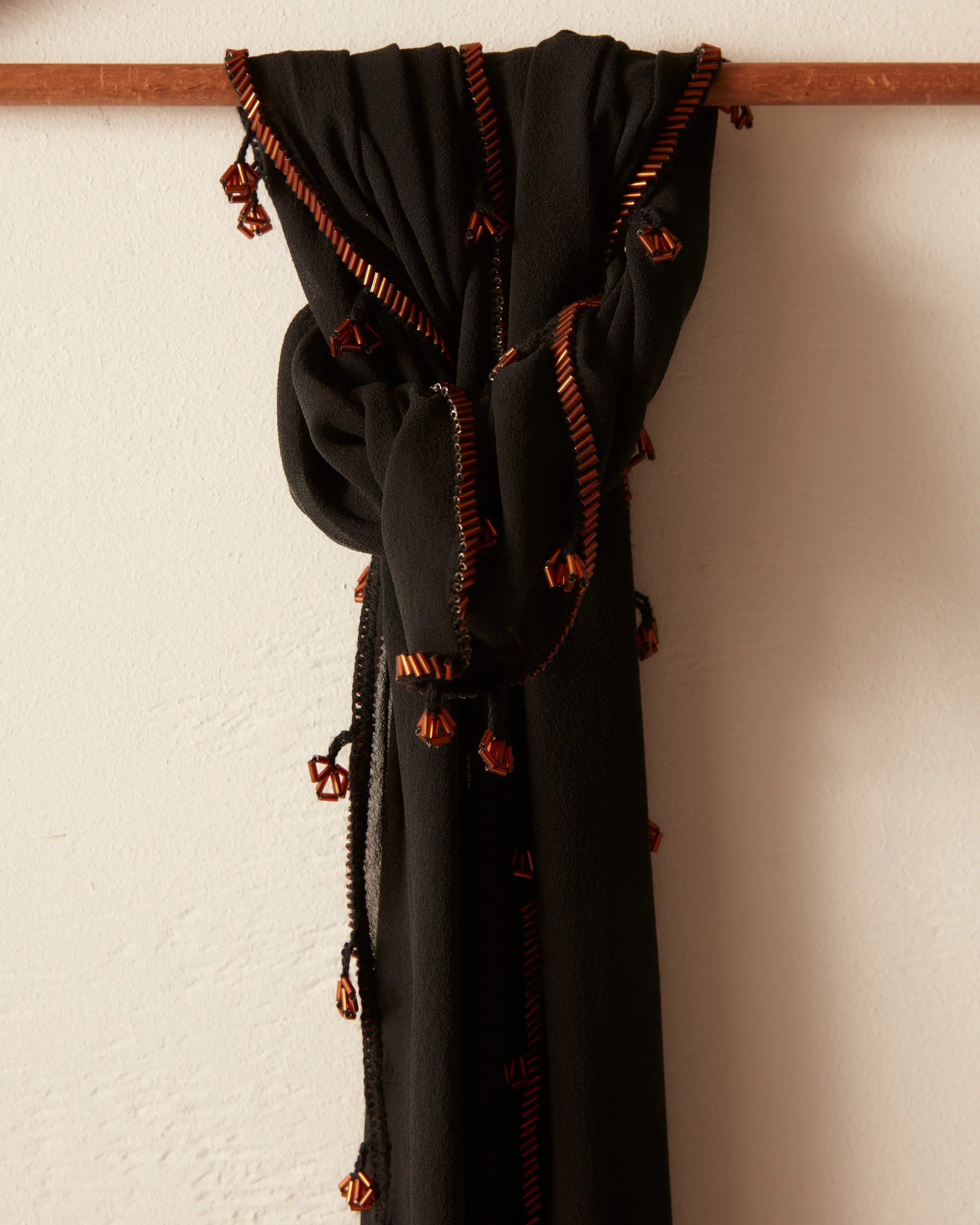 Bugle Bead Trim Scarf sold by BODE product image thumbnail 2