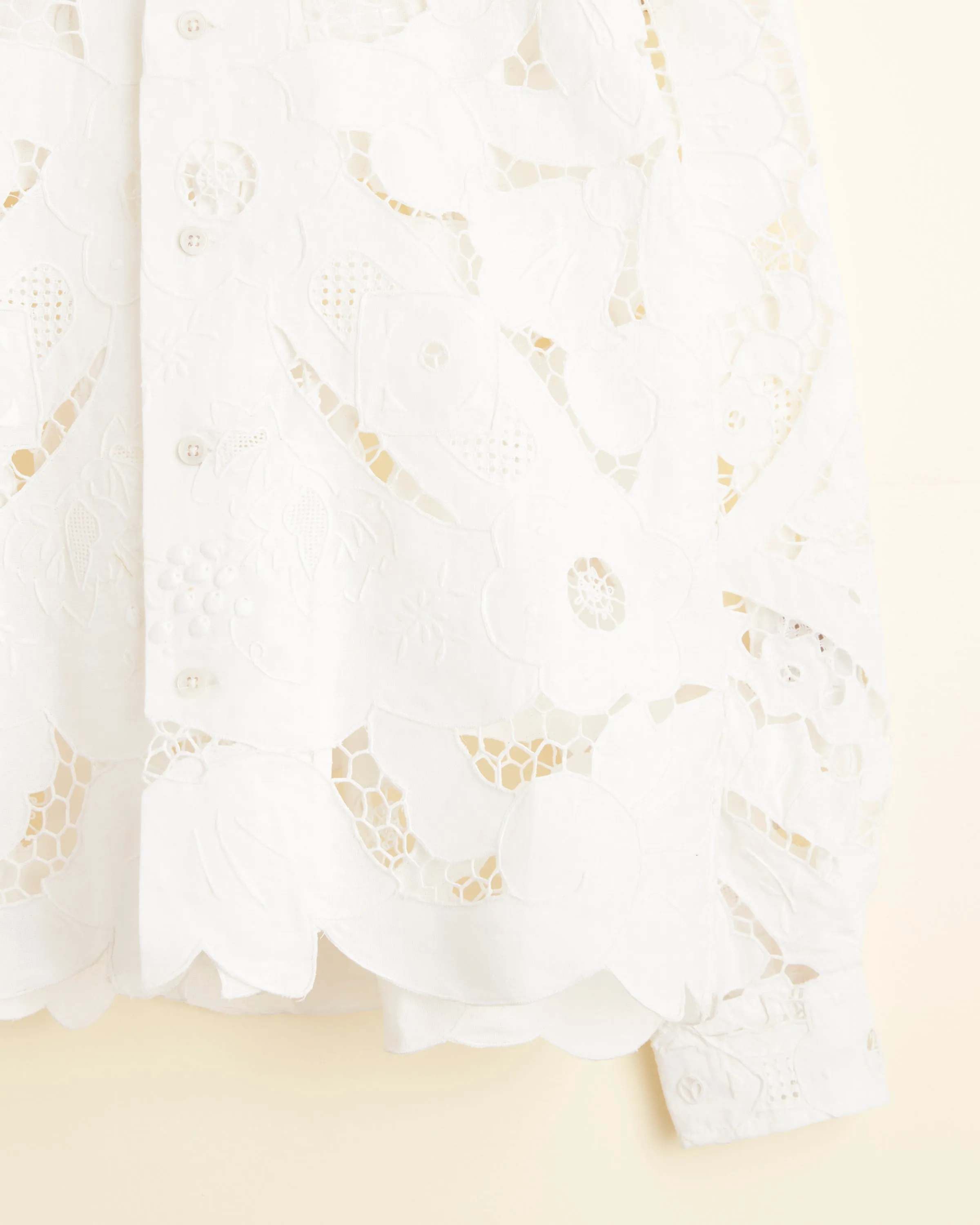 Hosta Cutwork Long Sleeve Shirt - XS sold by BODE product image thumbnail 2