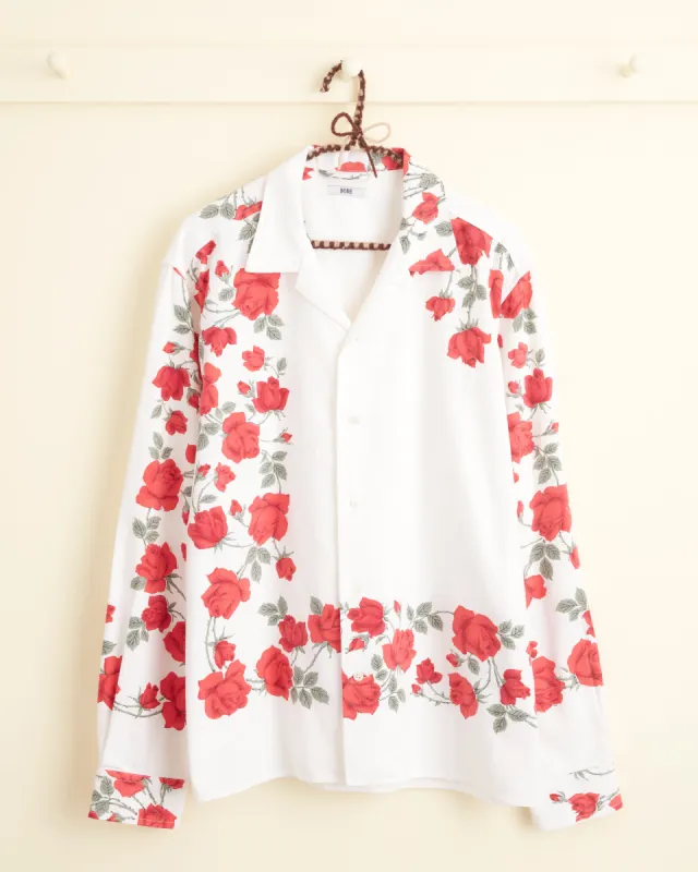 Red Rose Garden Shirt - L/XL sold by BODE