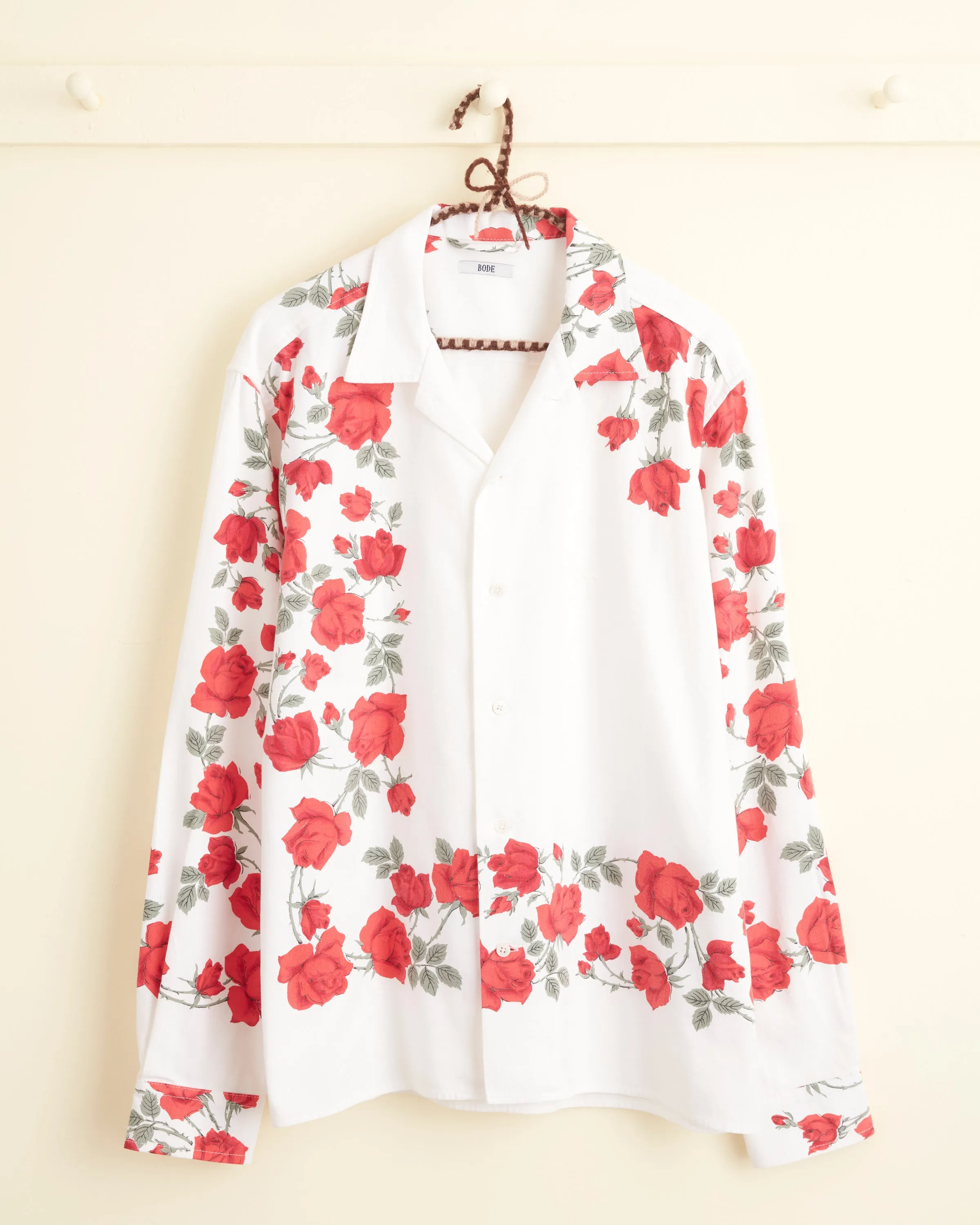 Red Rose Garden Shirt - L/XL sold by BODE