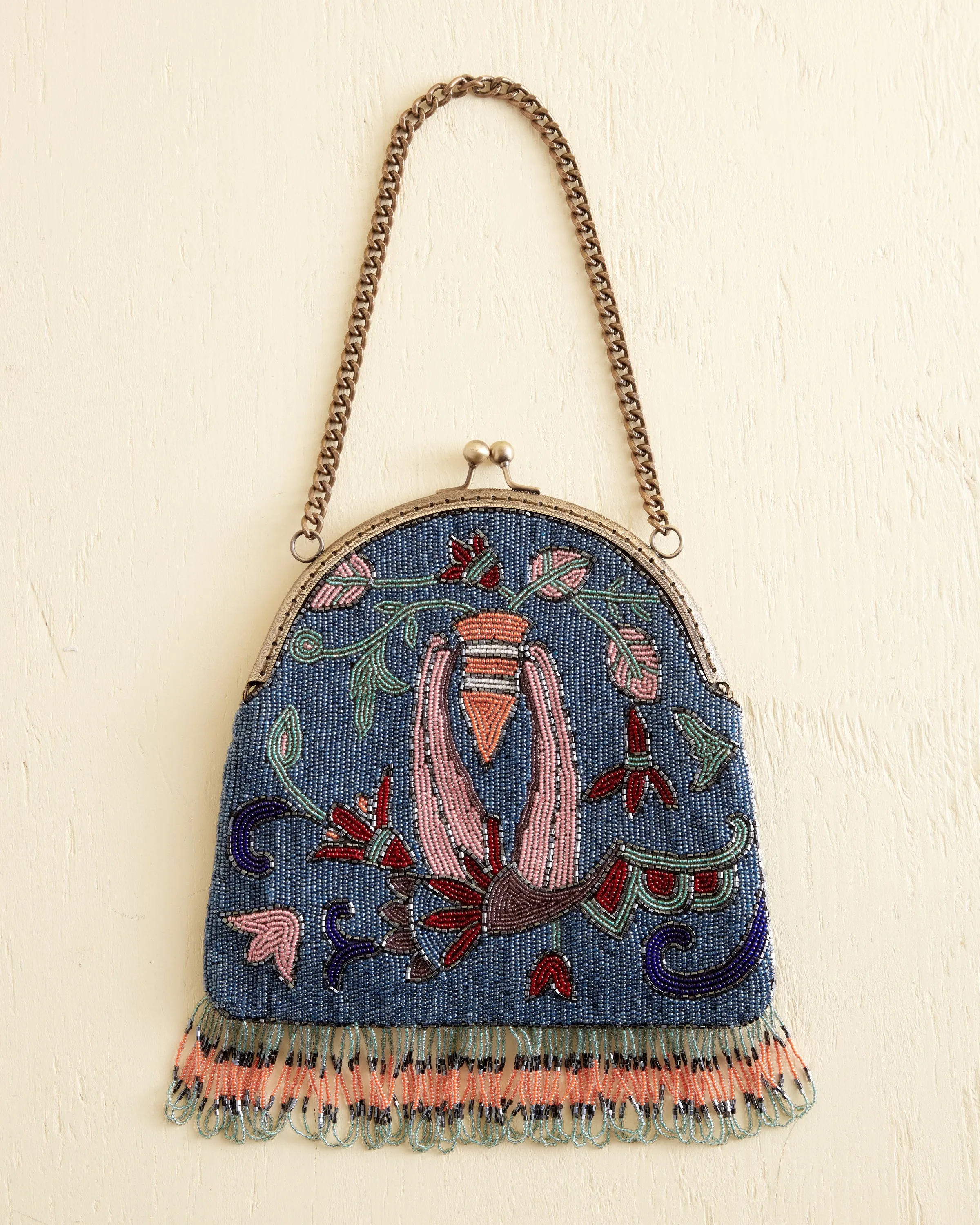 Deco Vine Beaded Frame Bag sold by BODE