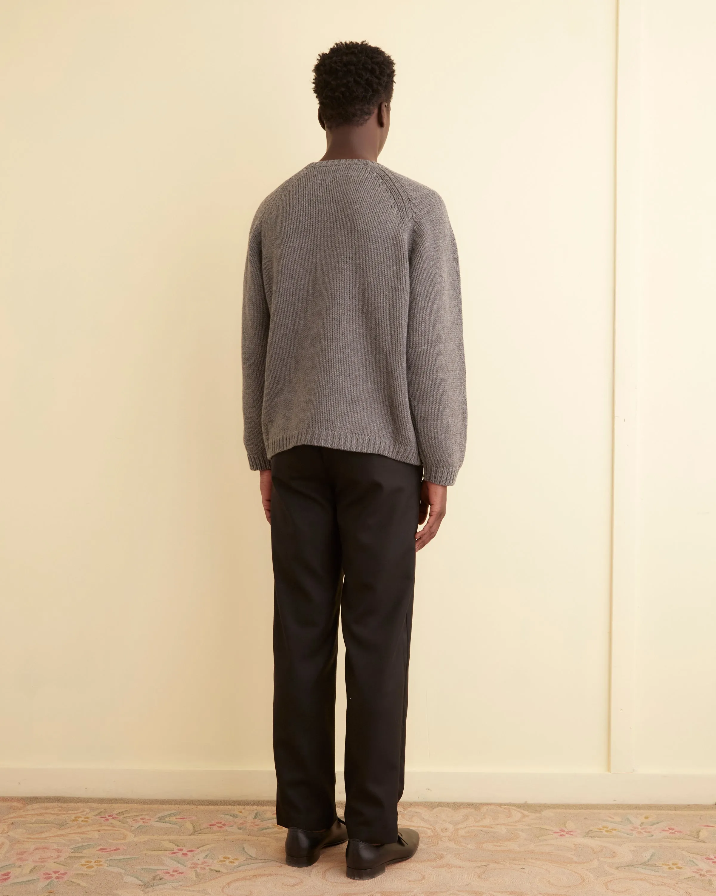 Cashmere Crewneck - Grey sold by BODE product image thumbnail 3