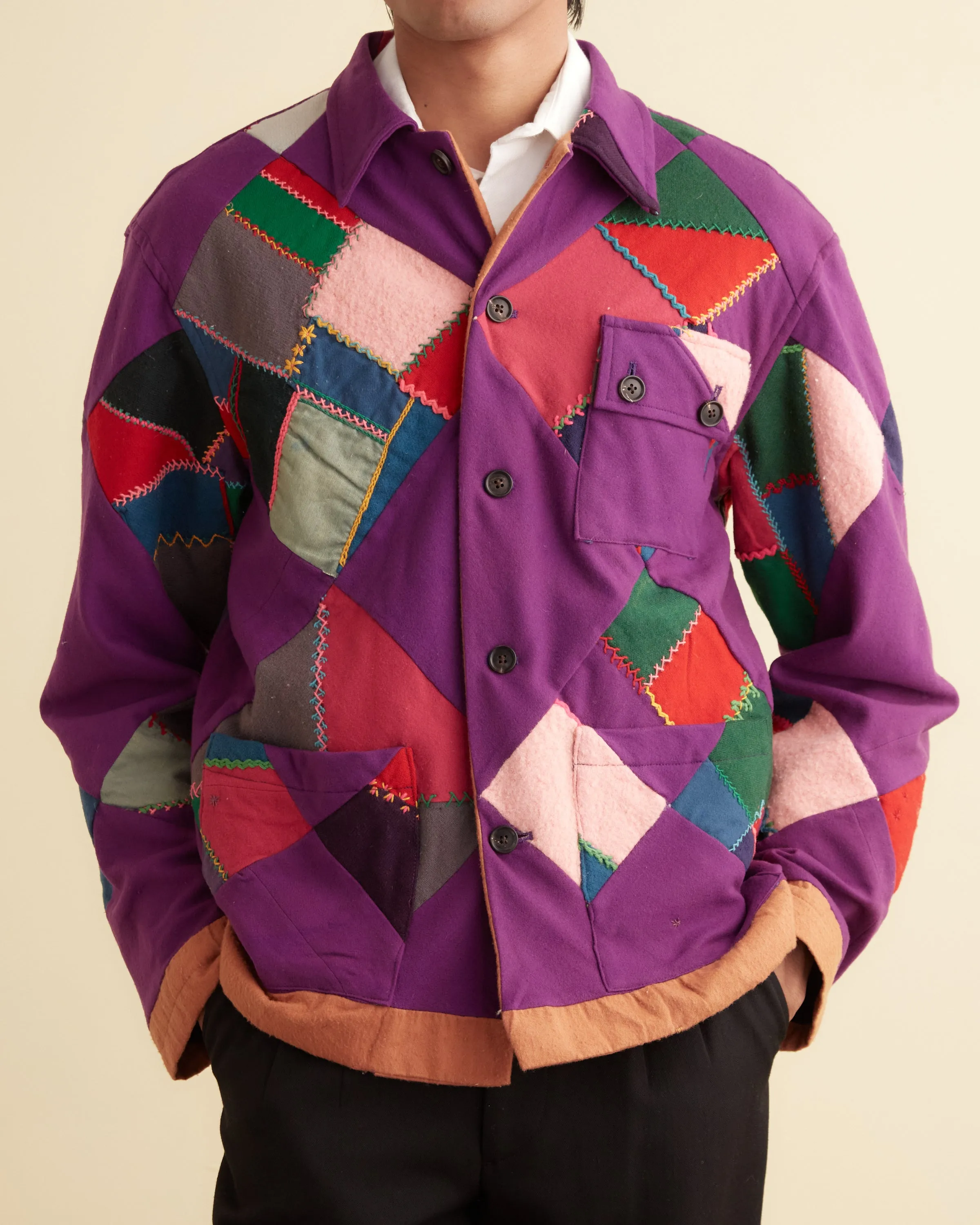Aubergine Medley Jacket - M/L sold by BODE product image thumbnail 2