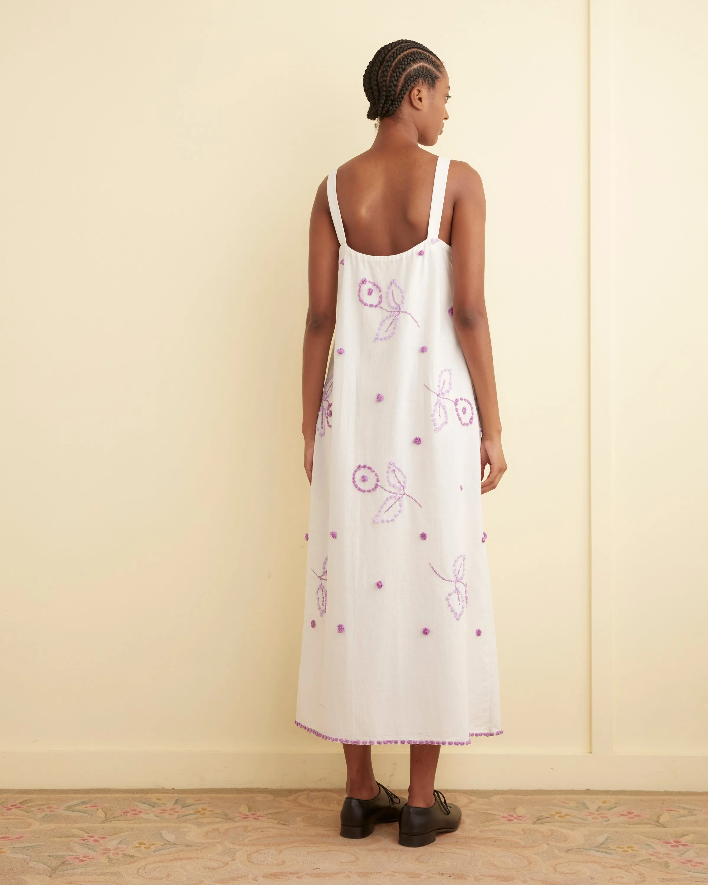 Lavender Popcorn Dress - S sold by BODE product image thumbnail 3